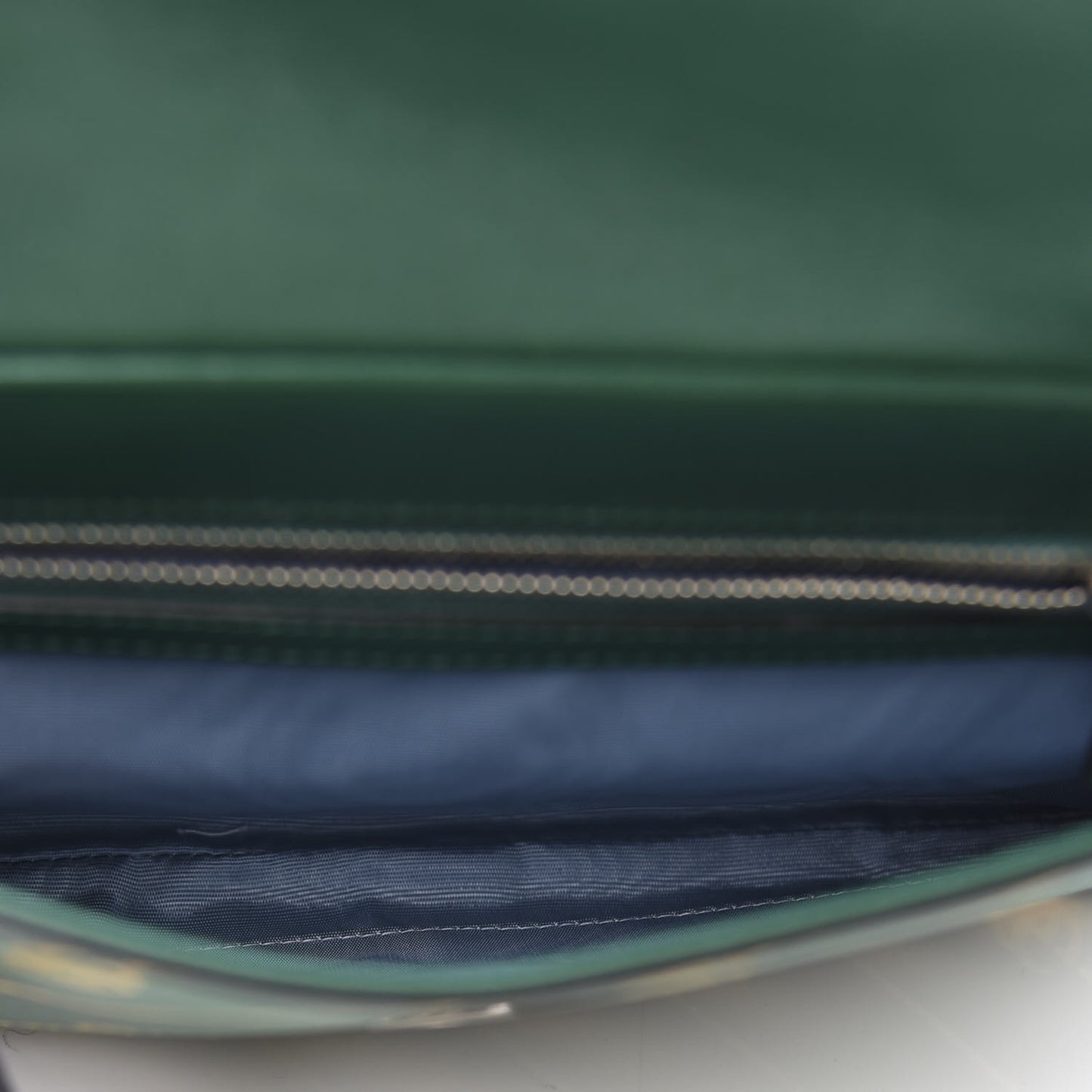 Calfskin Diagonal GG Medium Thiara Double Envelope Shoulder Bag Emerald Green Black