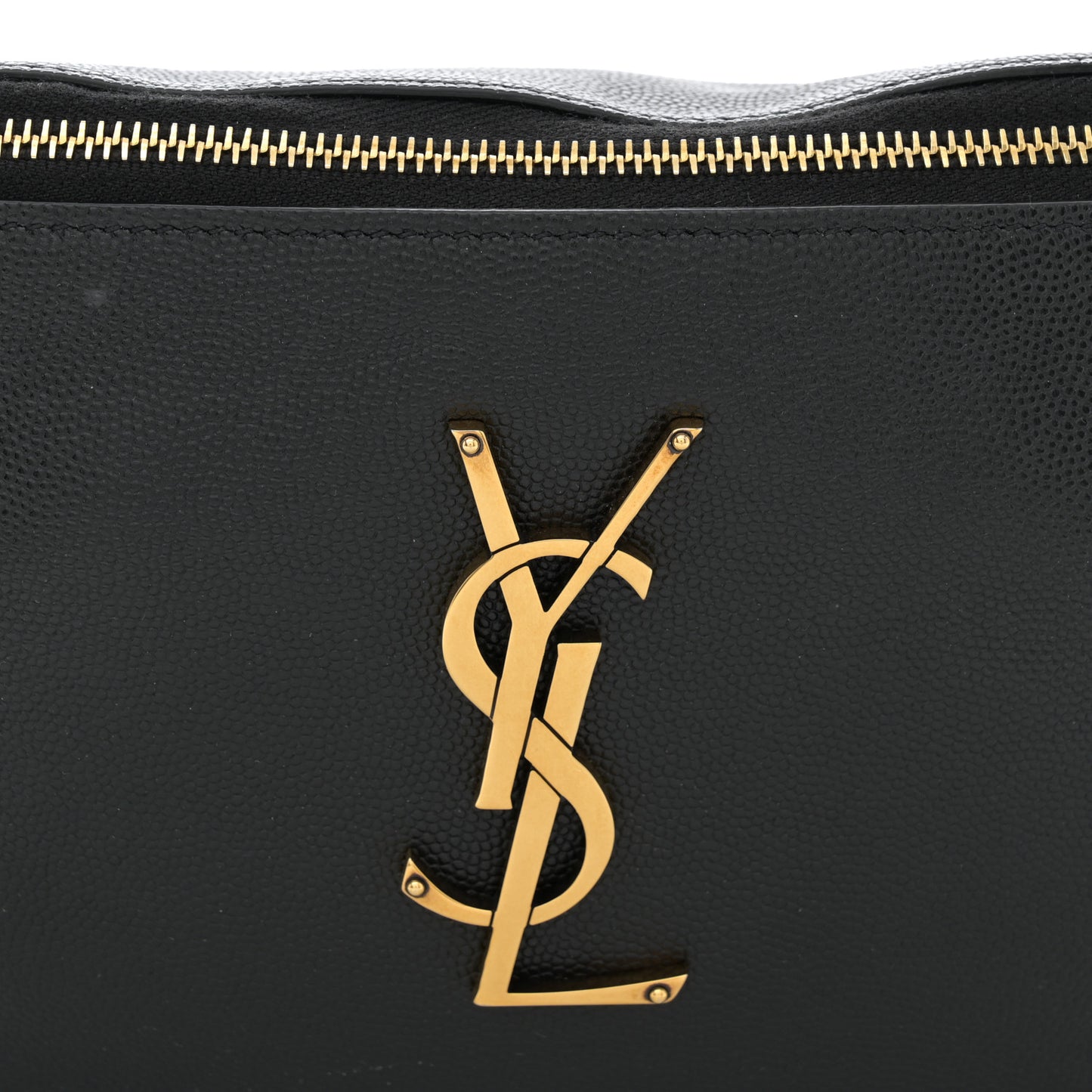 Grain De Poudre Monogram Belt Bag Black