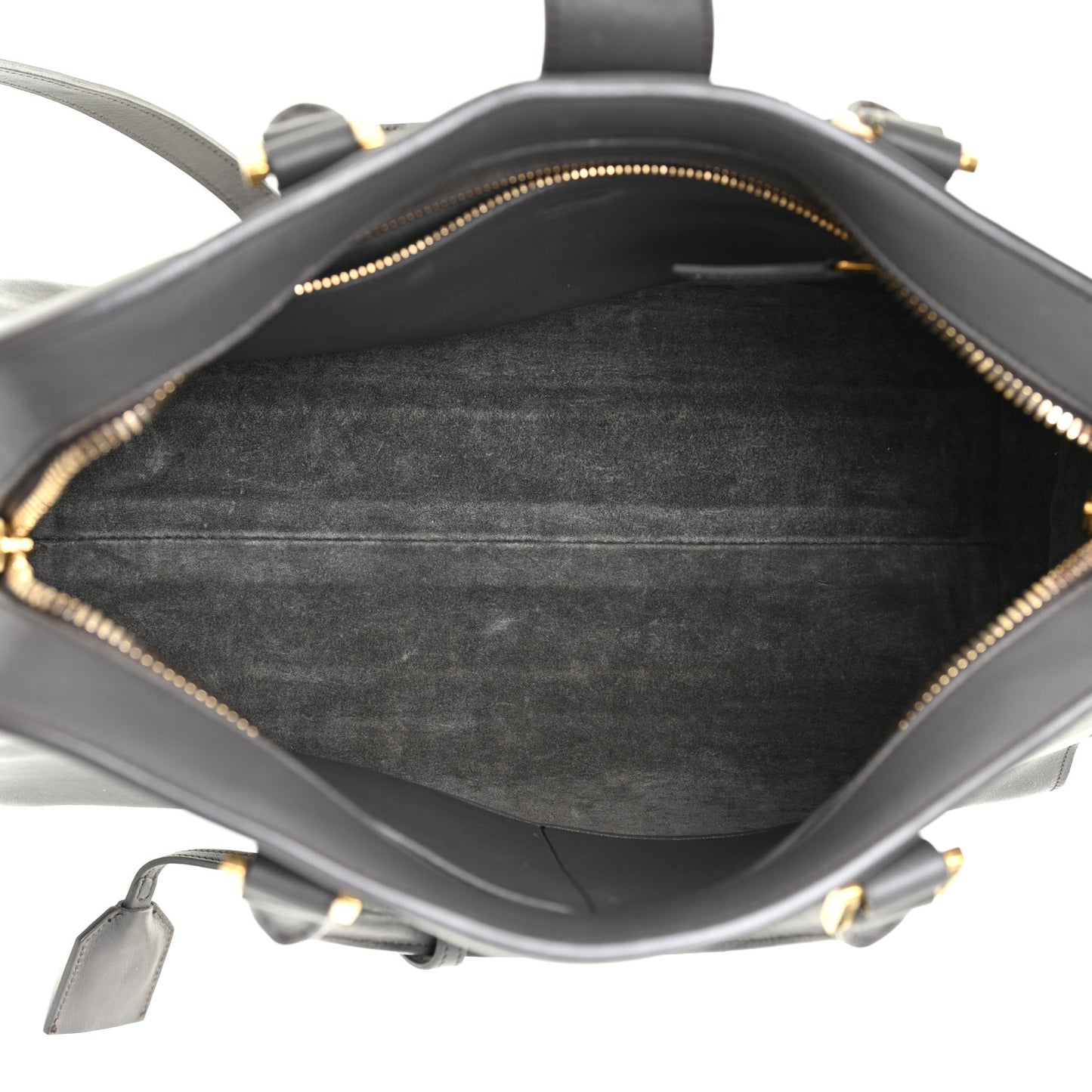Calfskin Small Monogram Cabas Grey