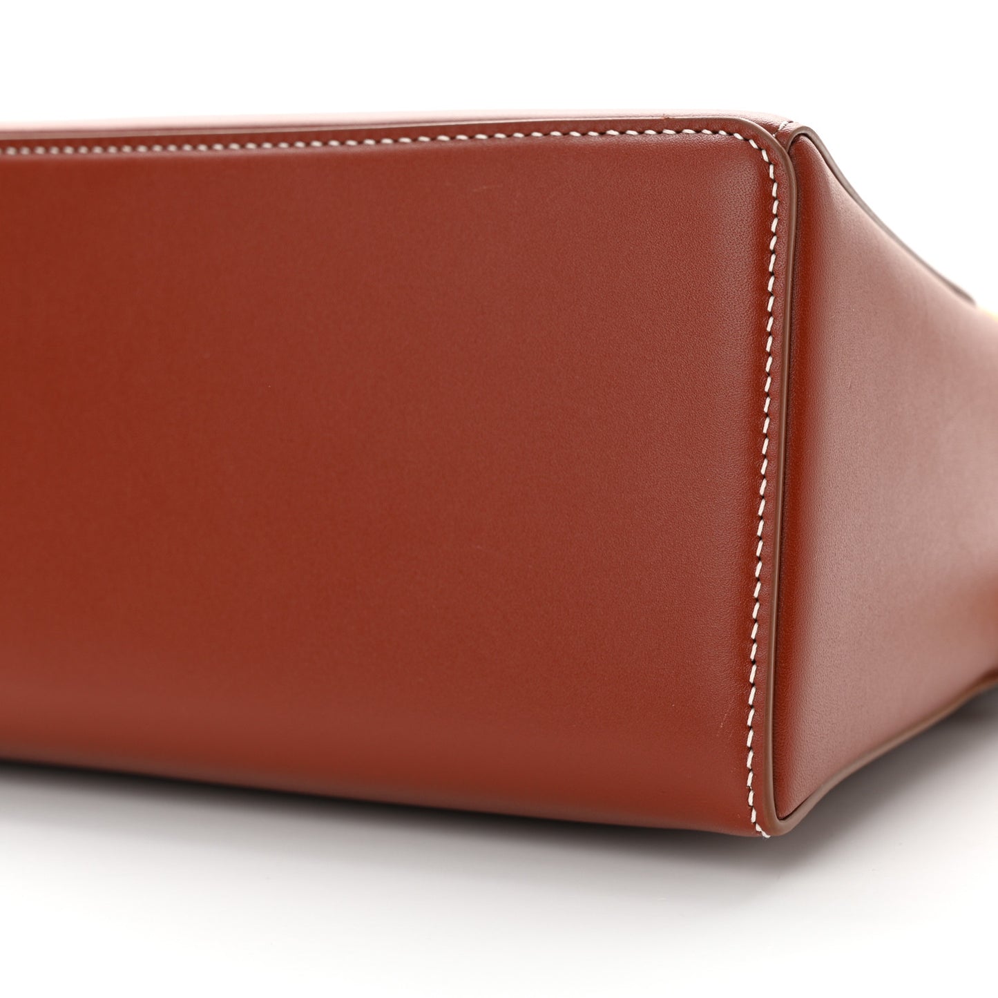 Saddle Calfskin Extra Bag L27 Deep Kummel