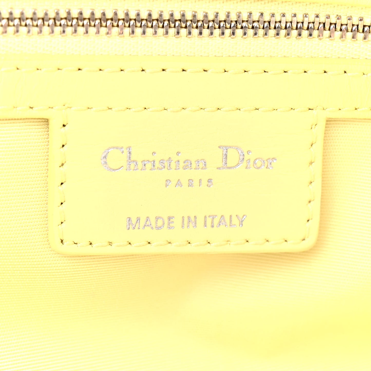 Coated Canvas Cannage Medium Panarea Tote Light Yellow