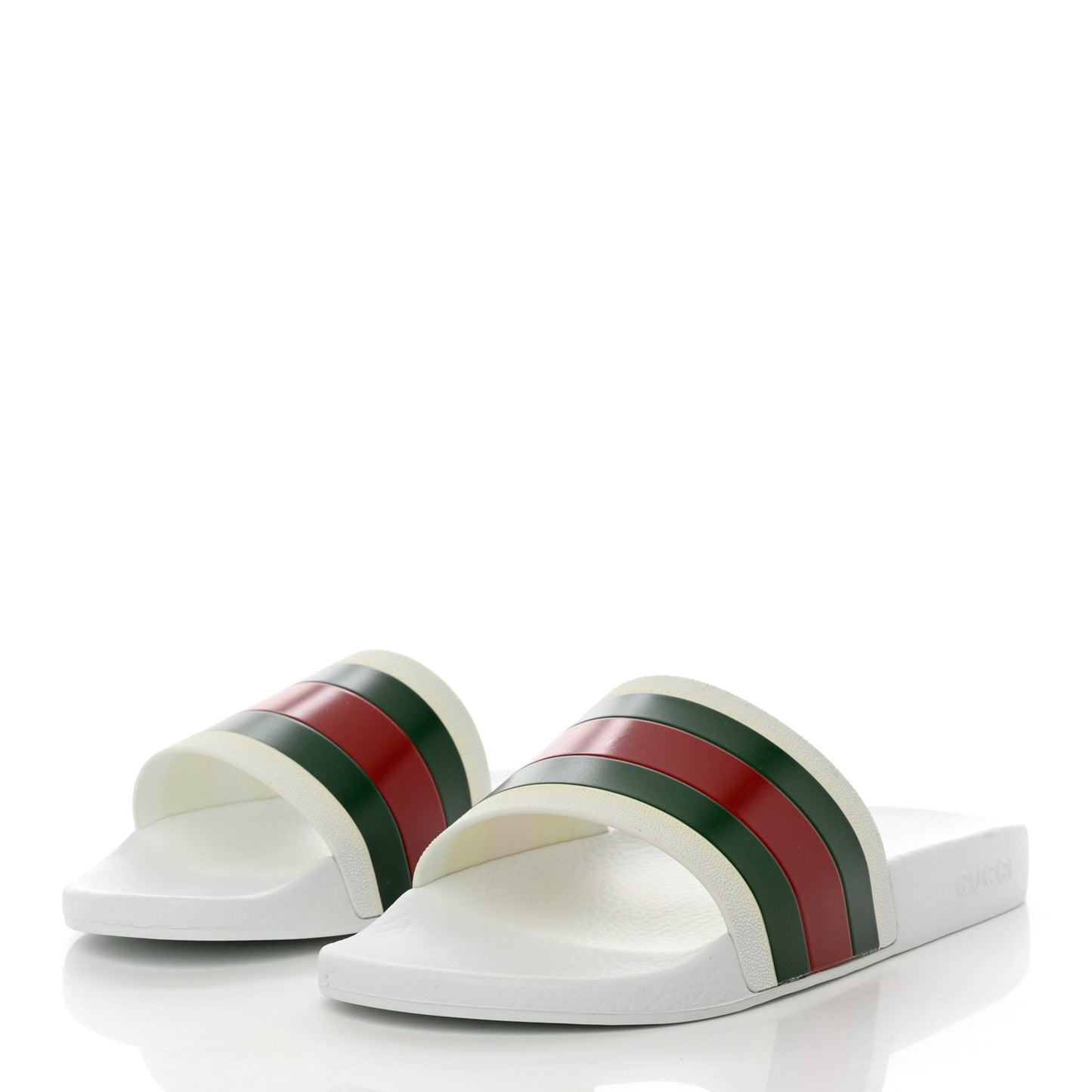 Rubber Mens Pursuit Slide Sandals 11 Great White Green Red