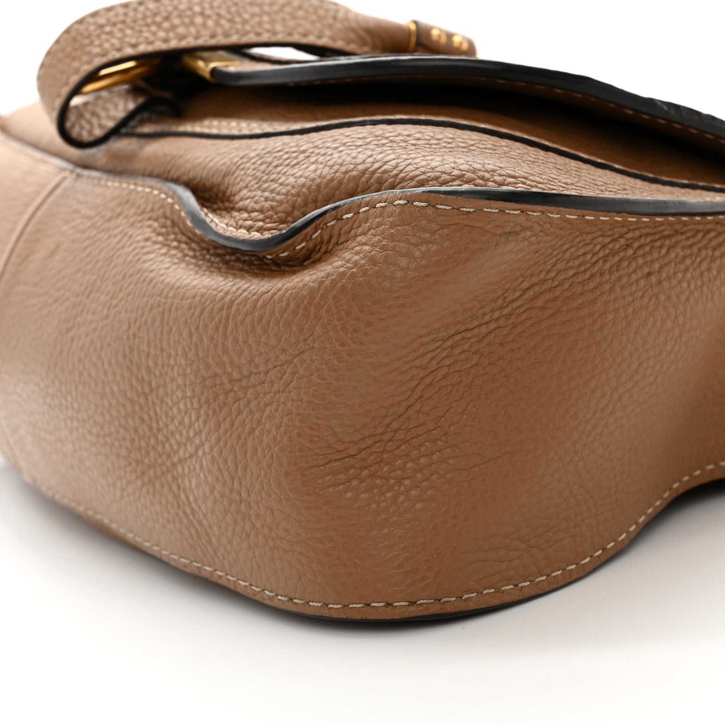 Calfskin Small Marcie Satchel Nut