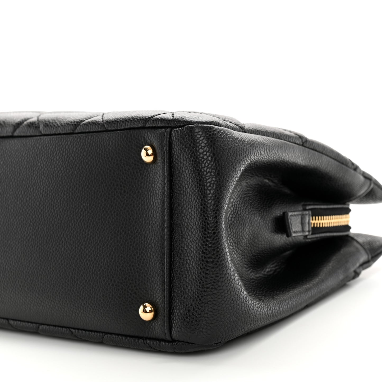 Caviar Quilted Timeless CC Soft Tote Black