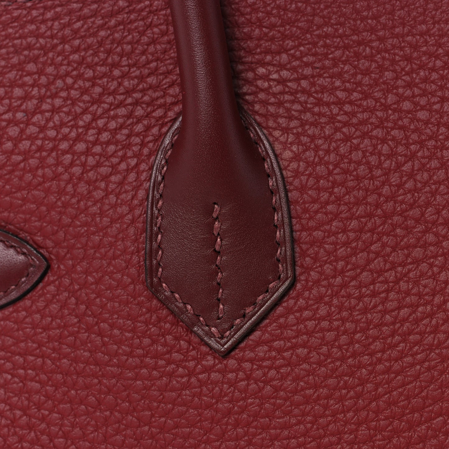 Taurillon Clemence Sombrero Birkin 30 Rouge H
