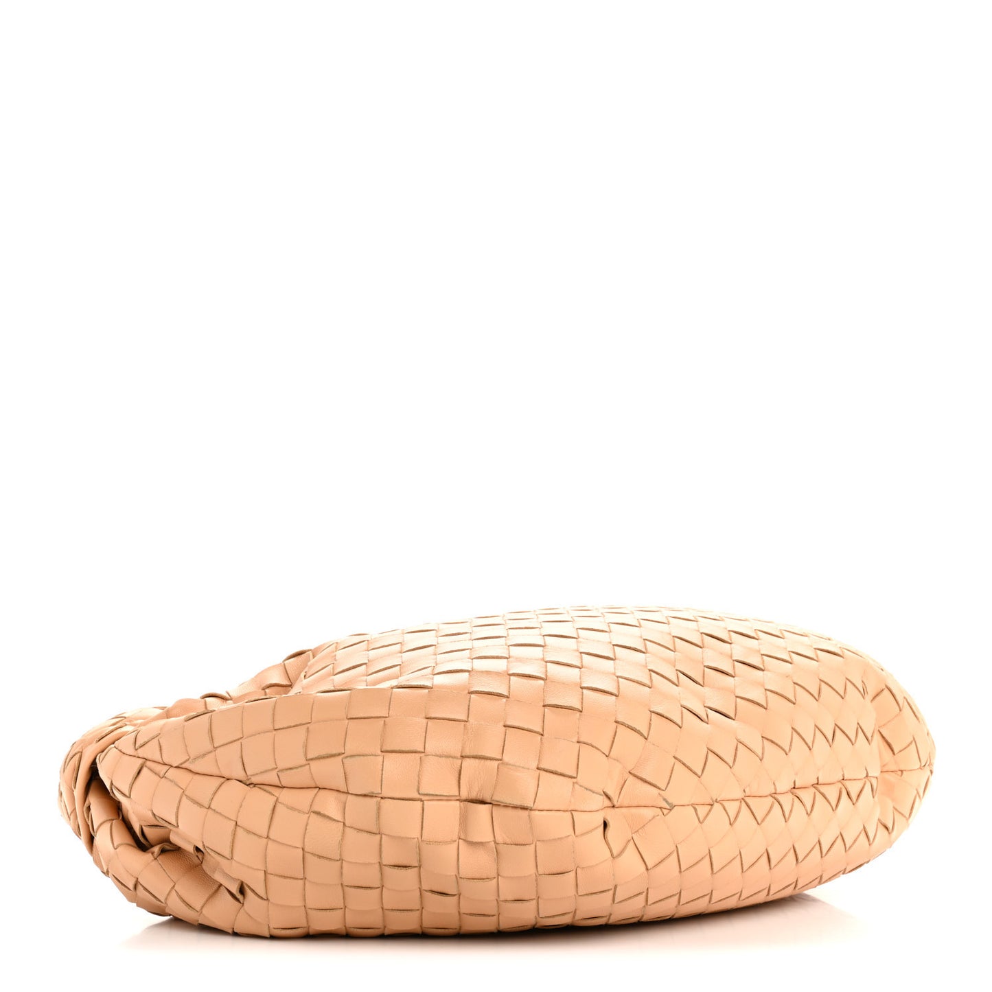Nappa Intrecciato Small Jodie Hobo Almond