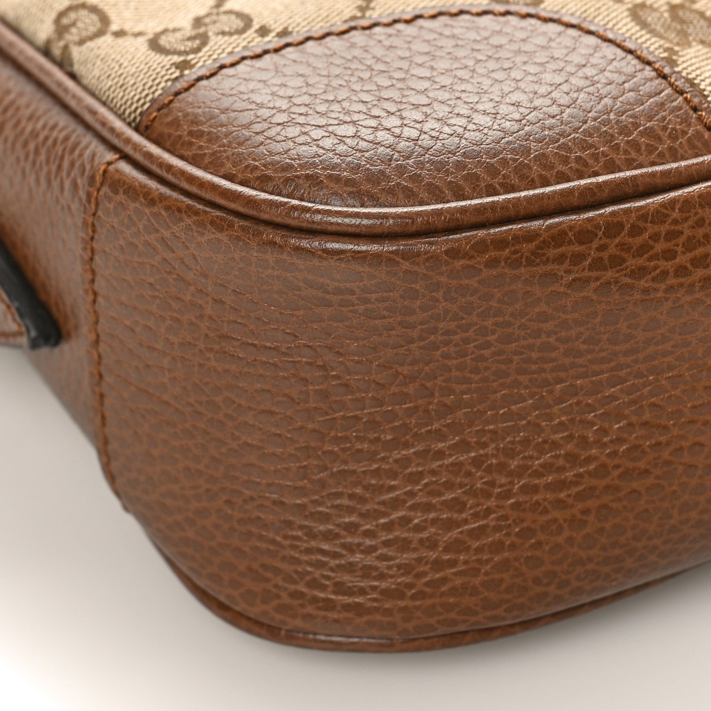 Monogram Mini Bree Messenger Bag Beige Tabacco