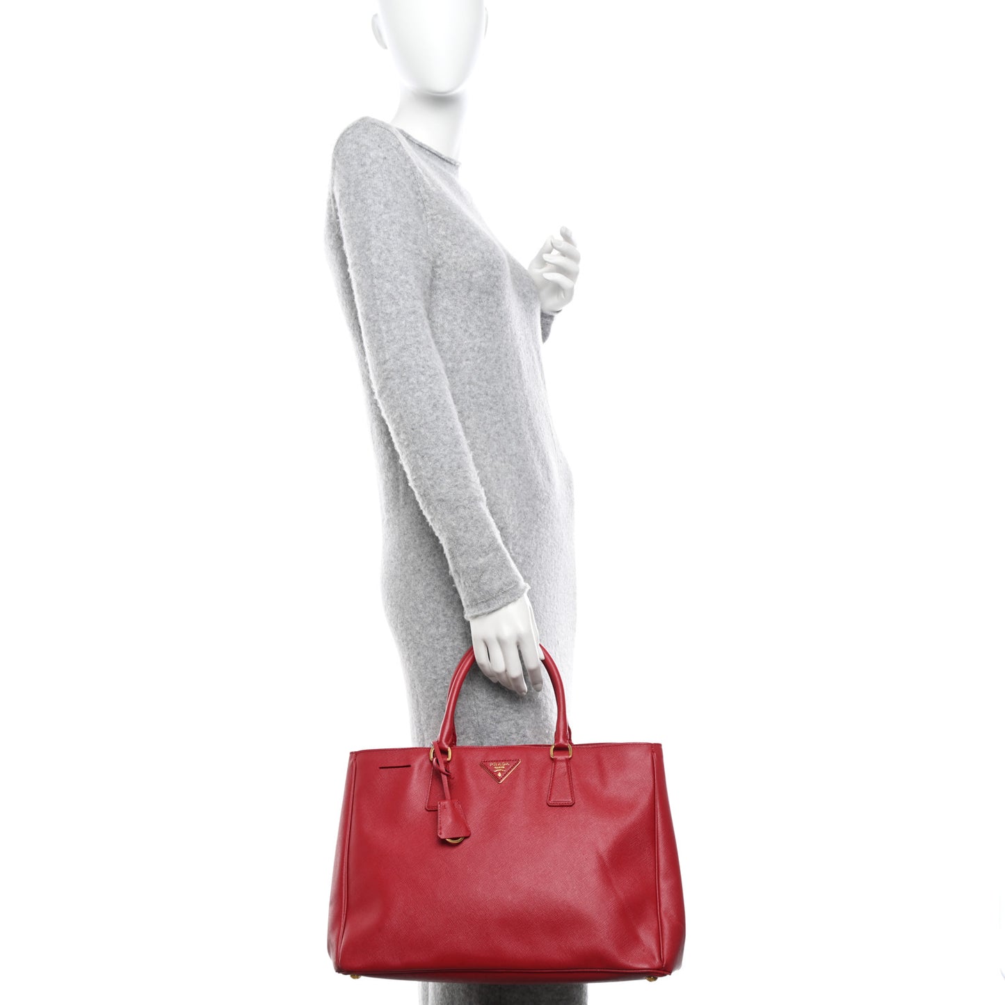 Saffiano Lux Large Tote Fuoco