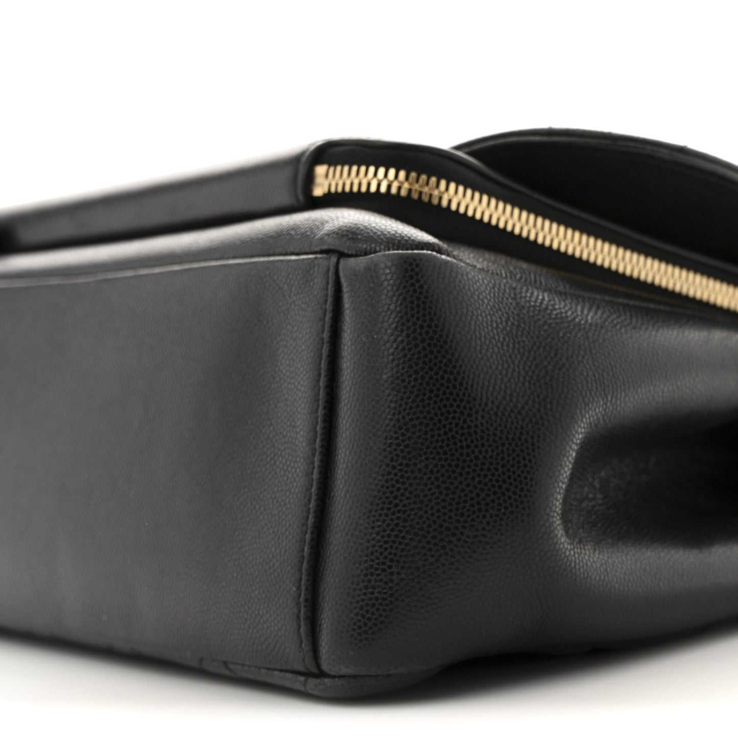 Caviar Quilted Large Business Affinity Flap Black