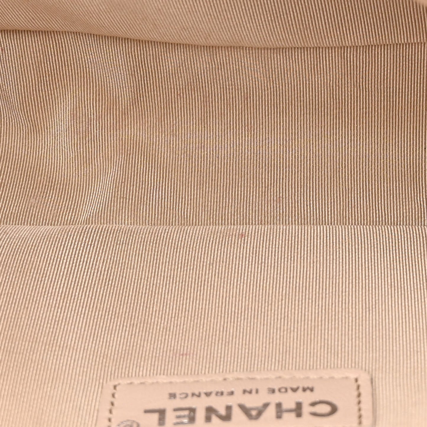 Caviar Quilted Medium Boy Flap Beige