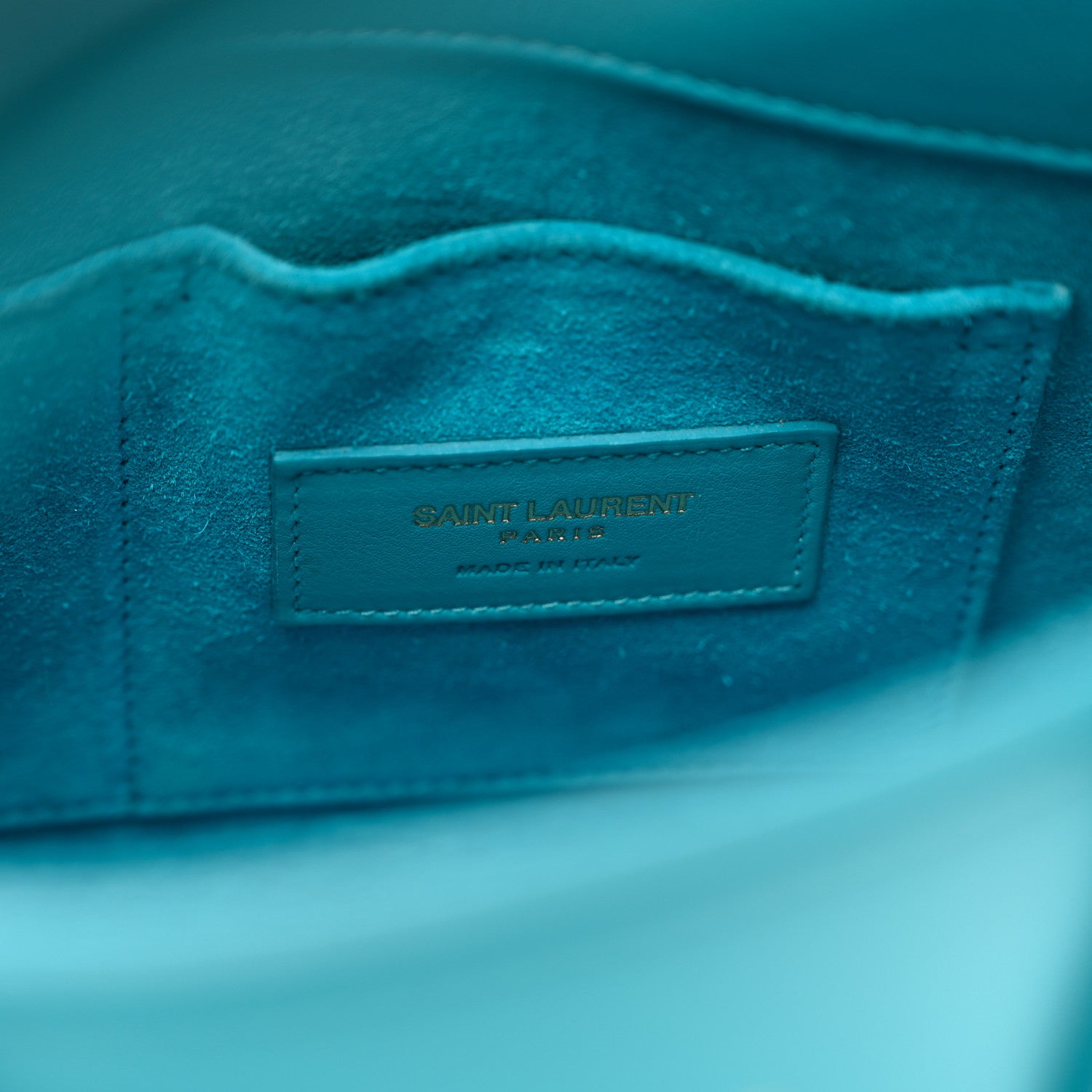 Saint Laurent Calfskin Nano Sac De Jour Turquoise 7 of 10