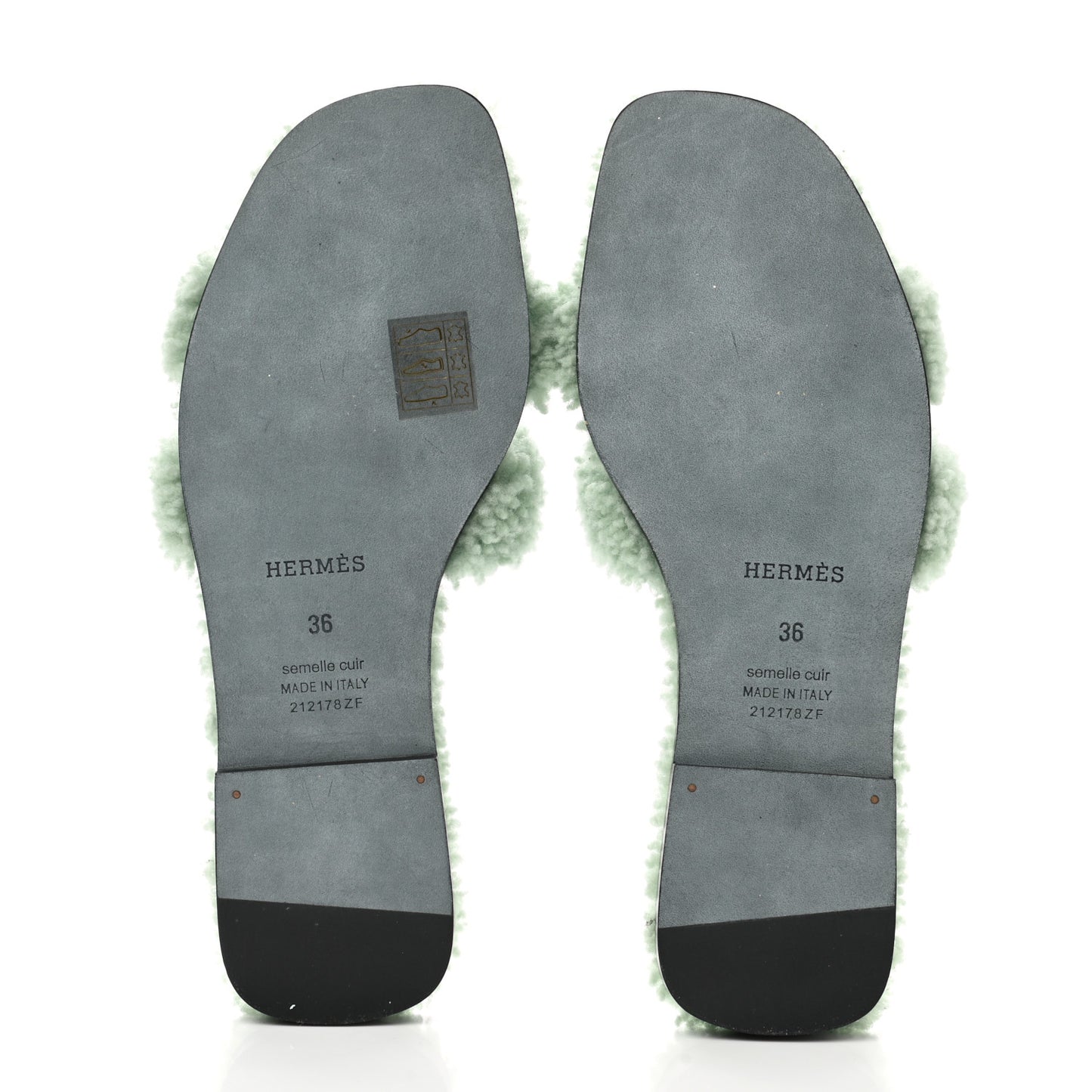 Woolskin Oran Sandals 36 Vert D'Eau