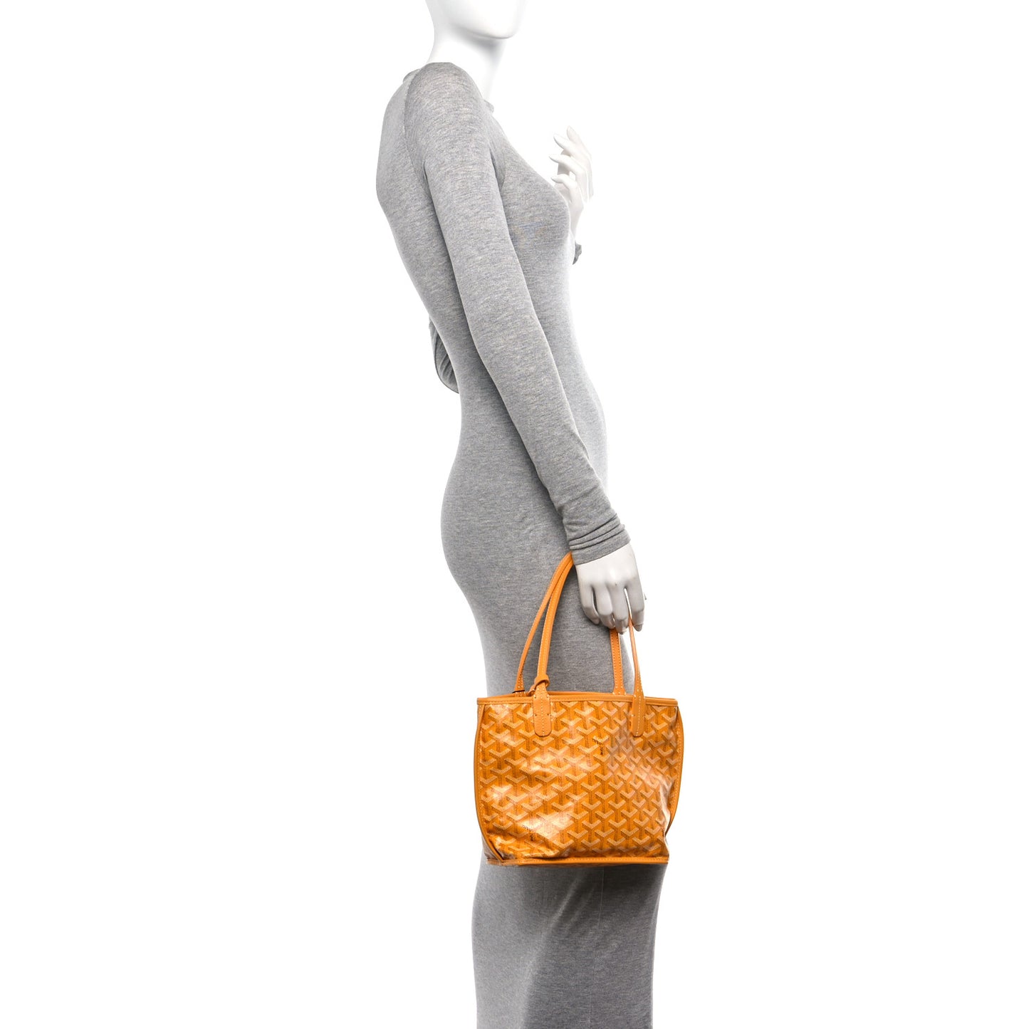 Goyardine Reversible Mini Anjou Yellow