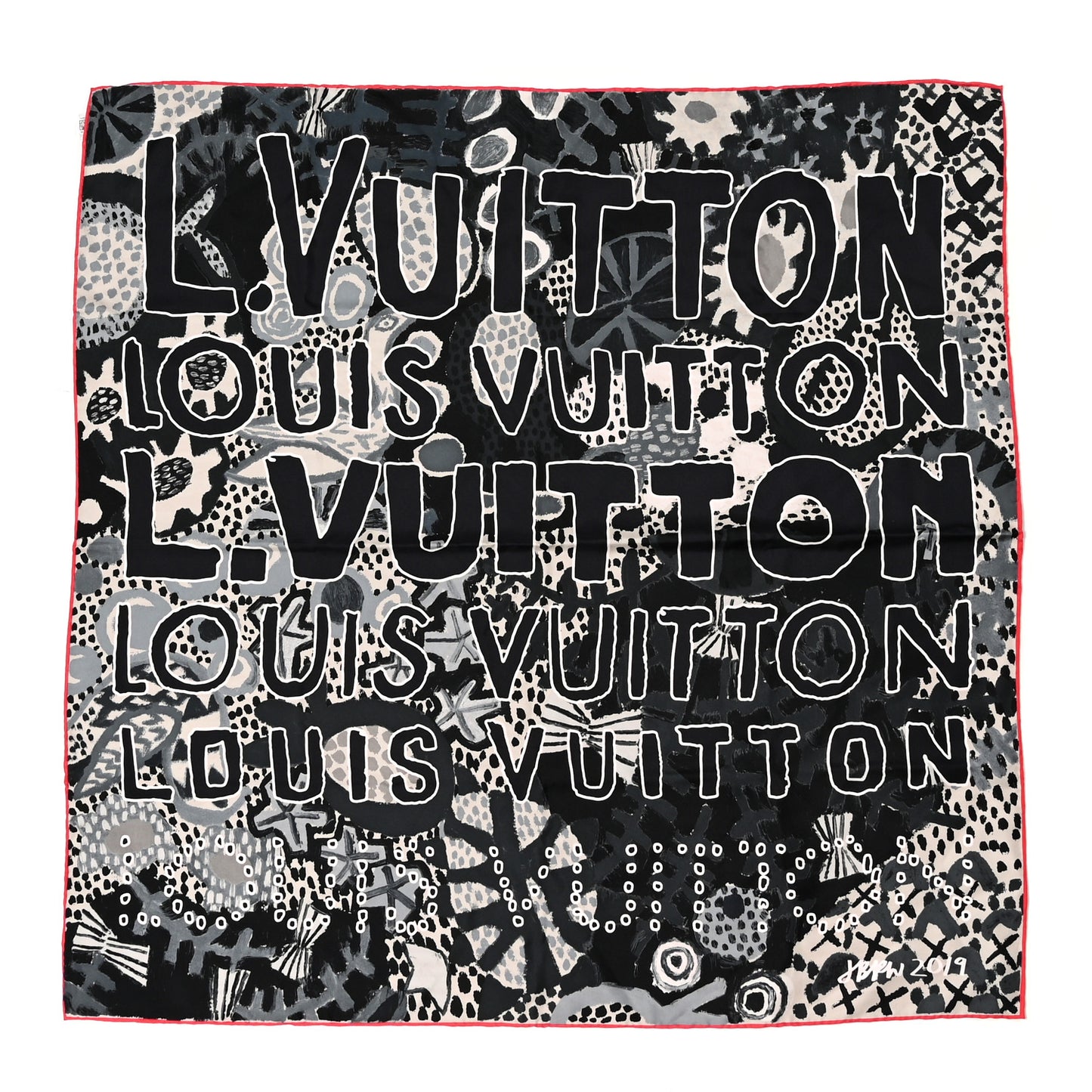 LV X JW Silk Carre Square Scarf