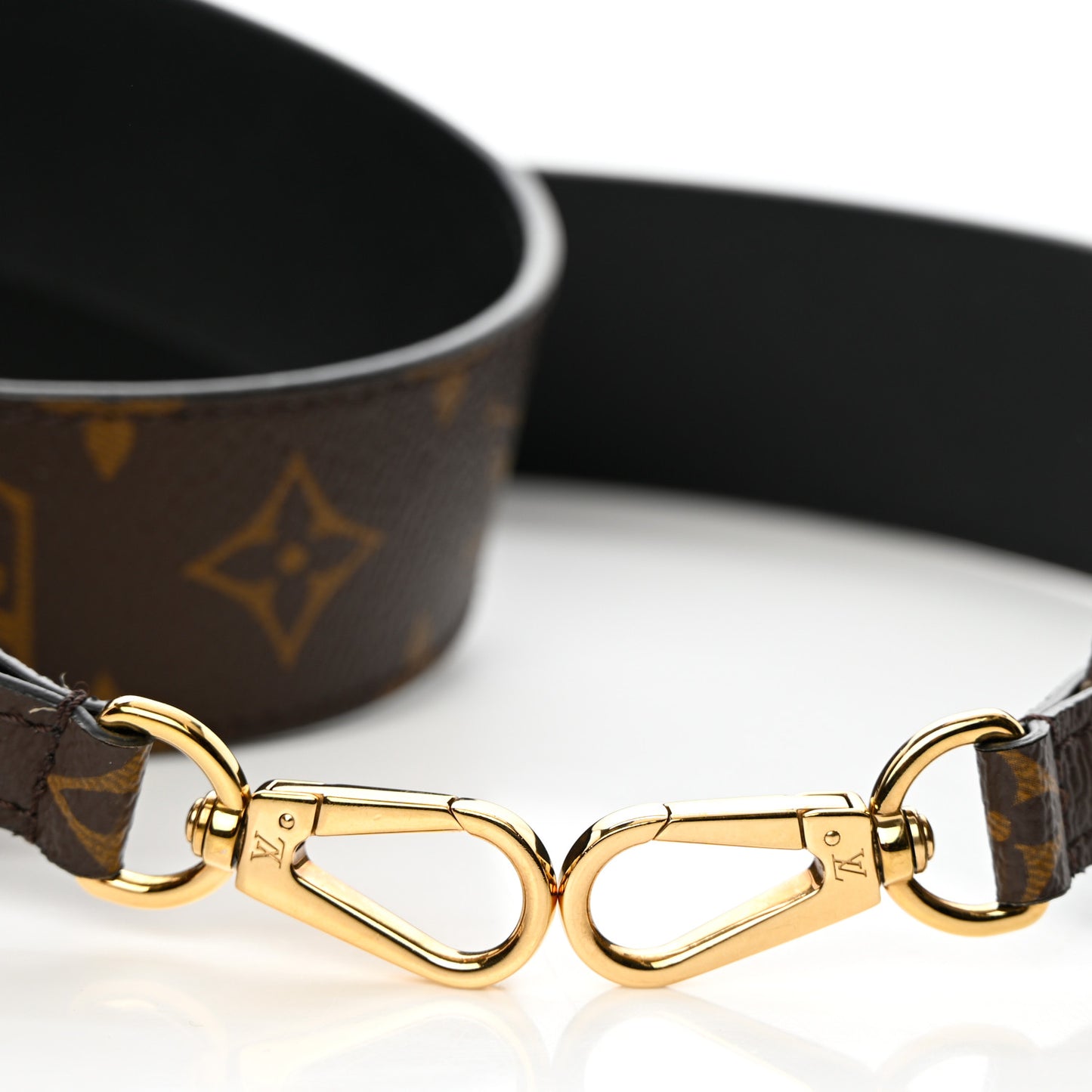 Monogram Bandouliere Shoulder Strap Black