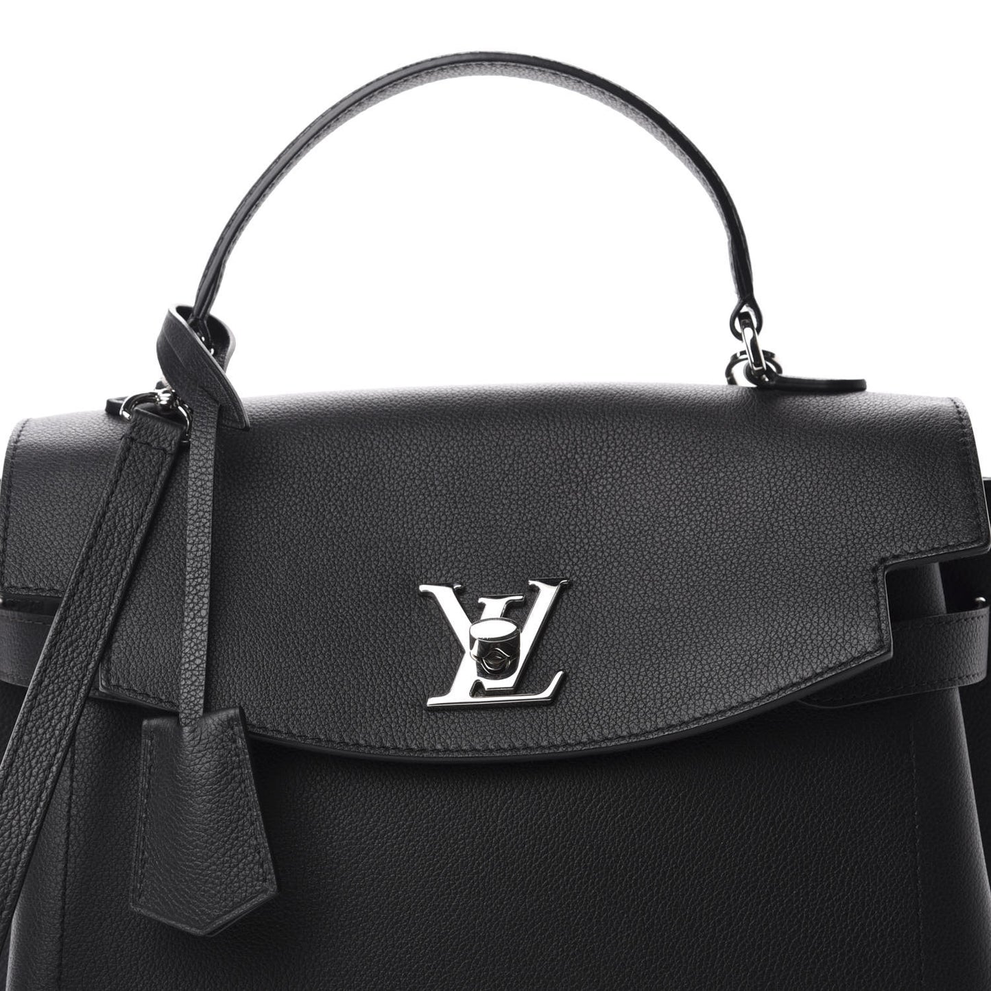 Soft Calfskin Lockme Ever Black