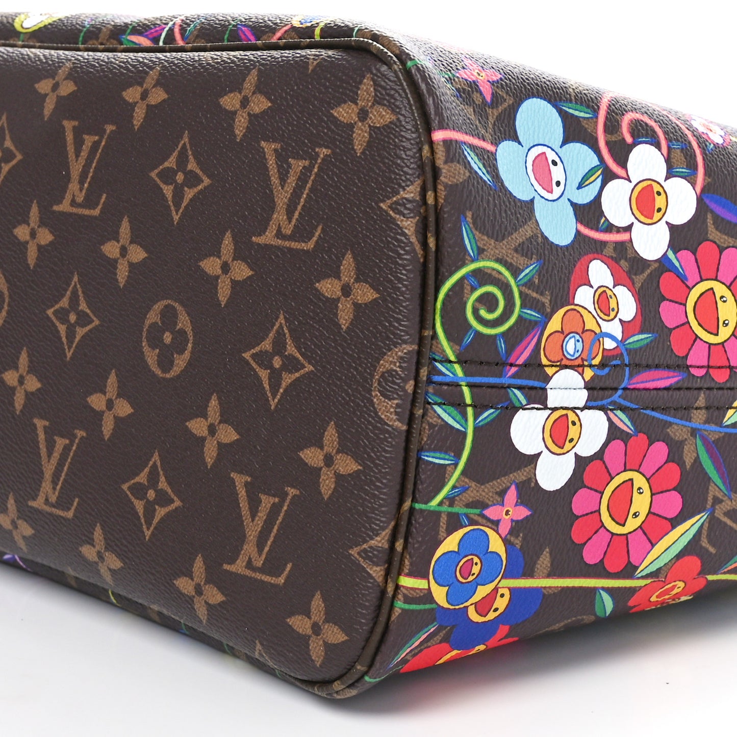 LV X TM Monogram Flowers Neverfull MM