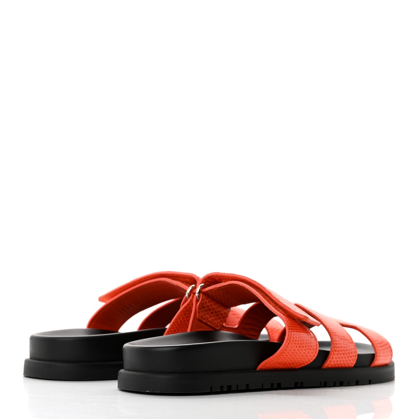 Lizard Womens Chypre Sandals 36 Orange Synthetique