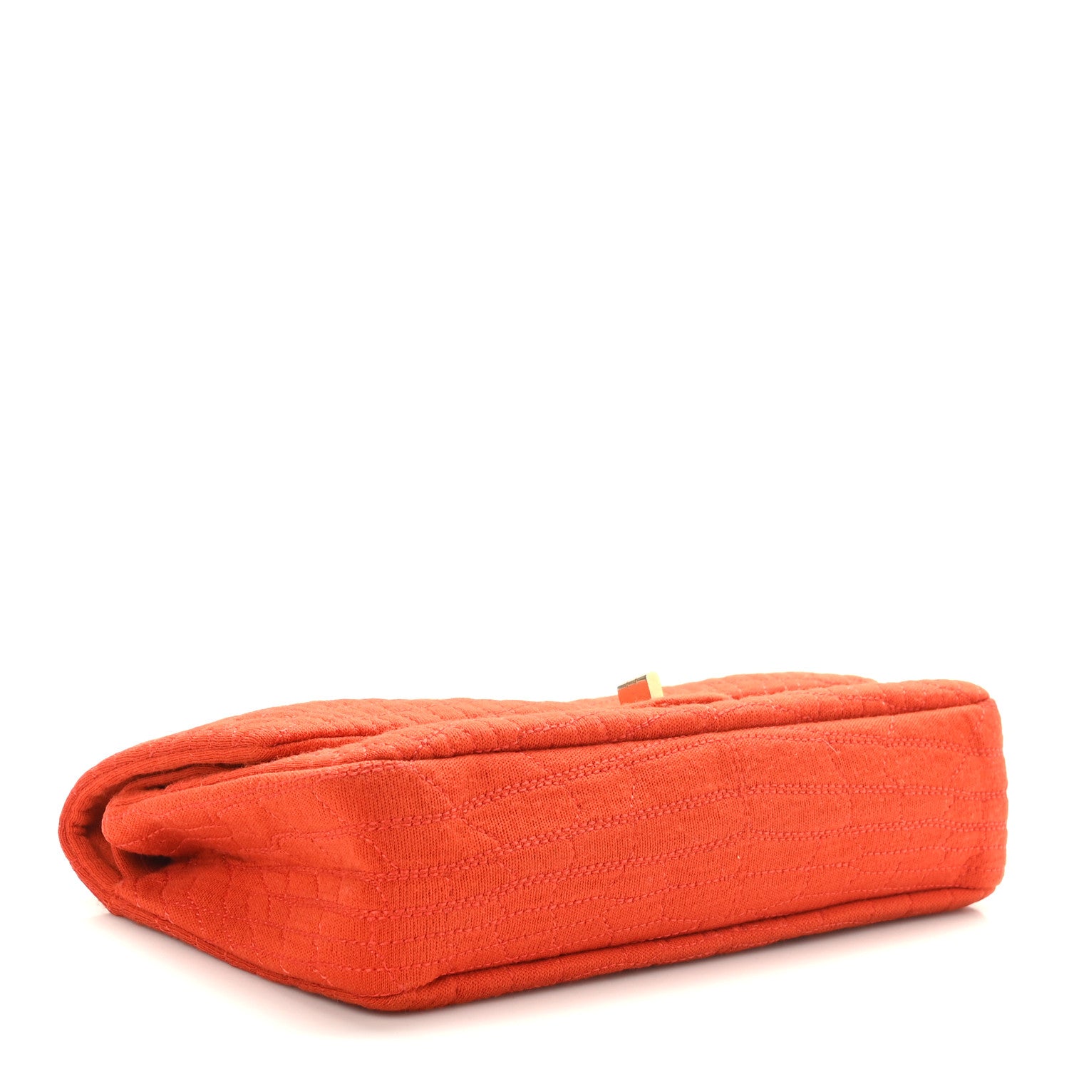 Chanel Satin Coco's Croc 2.55 Reissue 224 Flap Orange 4 of 10