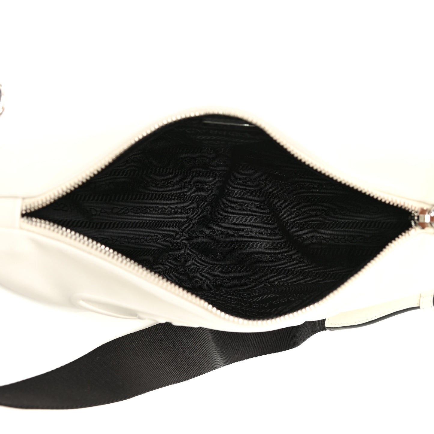 Grace Lux Triangle Shoulder Bag White