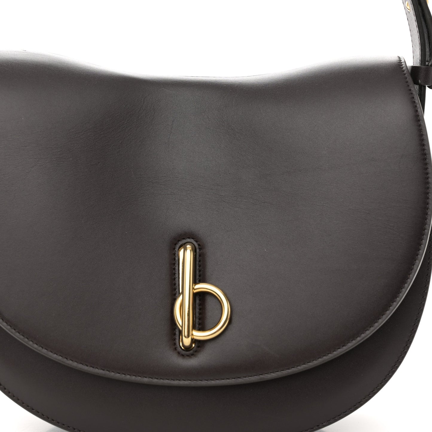 Calfskin Medium Rocking Horse Crossbody Brown