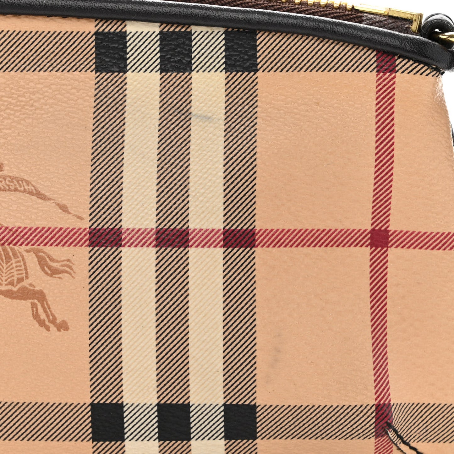 Haymarket Check Clara Pochette Chocolate