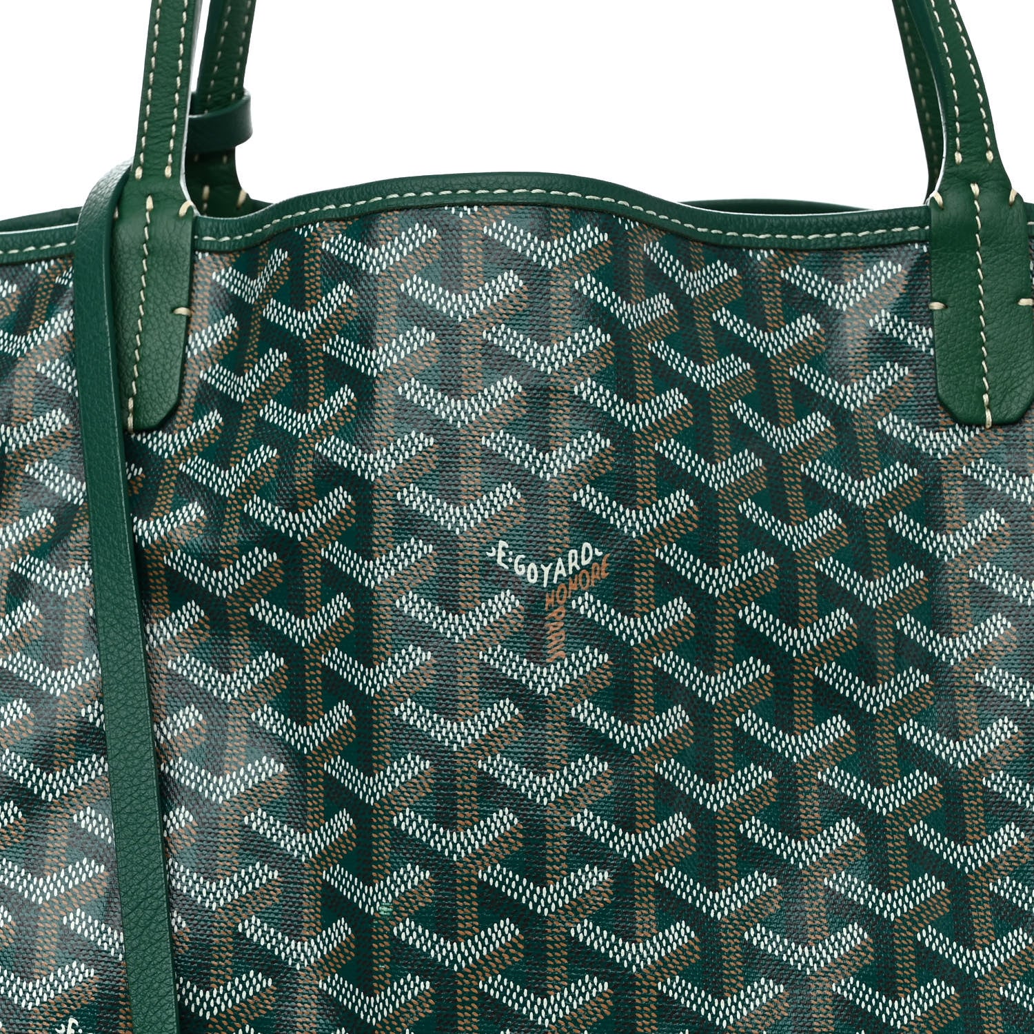 Goyard Goyardine Saint Louis GM Green 9 of 11
