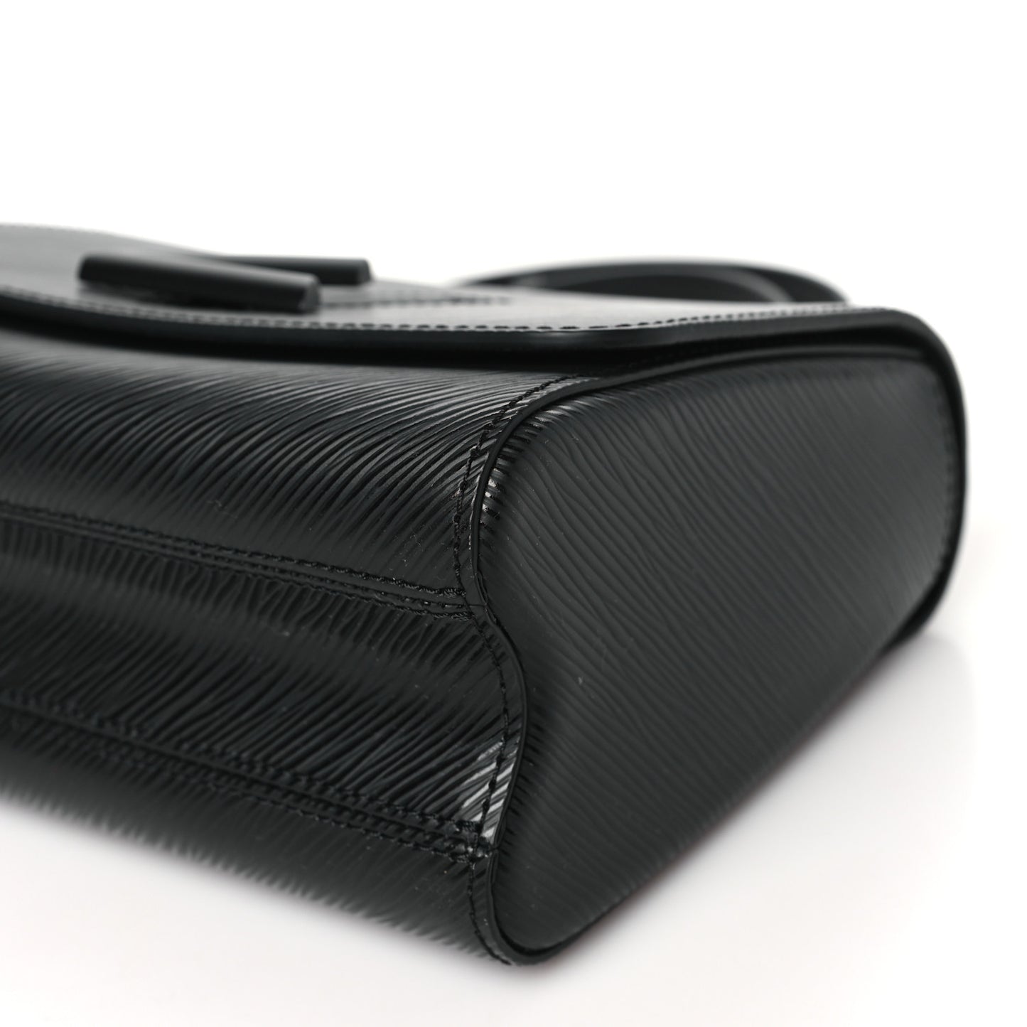 Epi Twist Shoulder Bag MM Matte Black