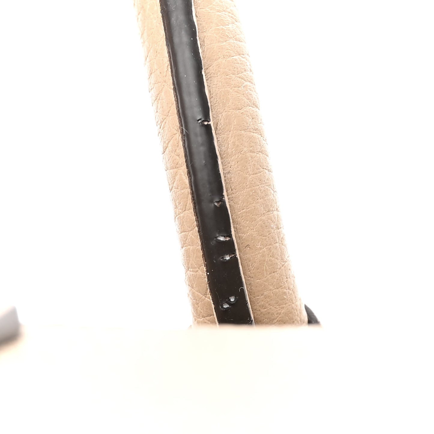 Drummed Calfskin Micro Luggage Dune