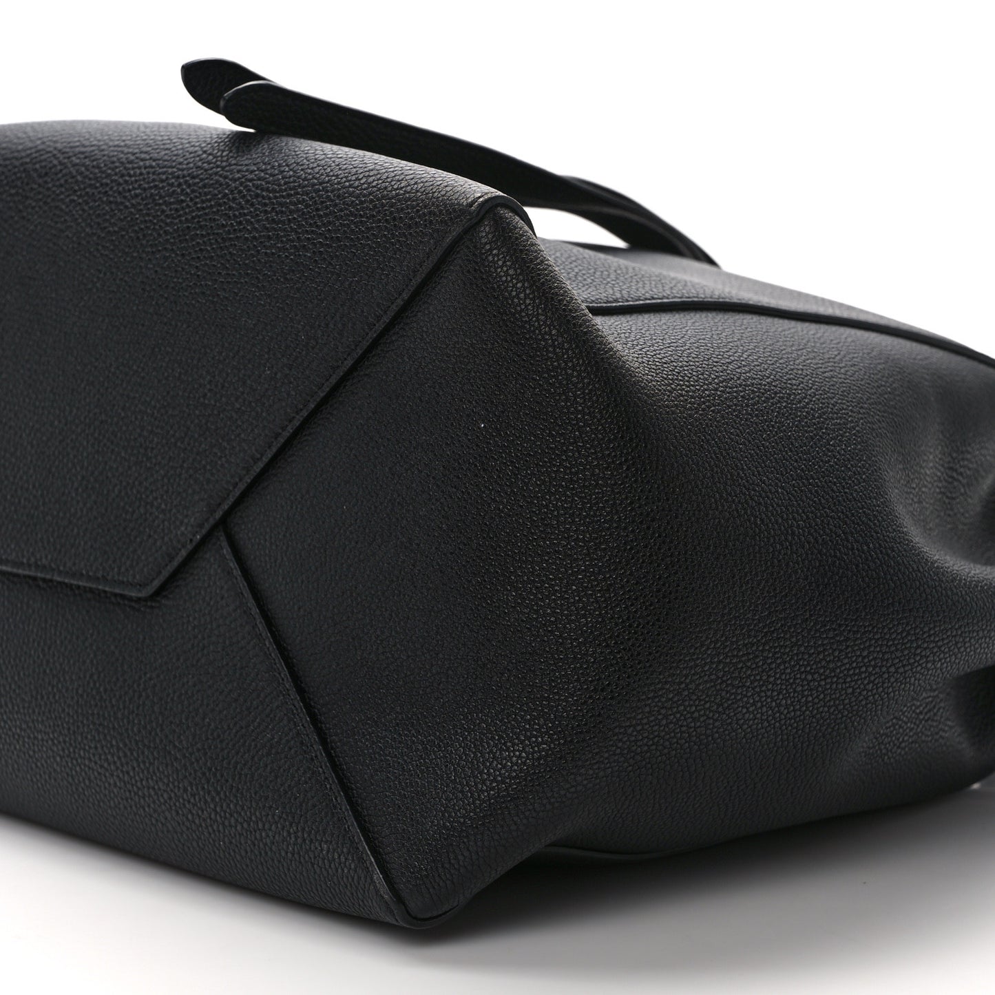 Soft Grained Calfskin Medium Belt Cabas Phantom Black