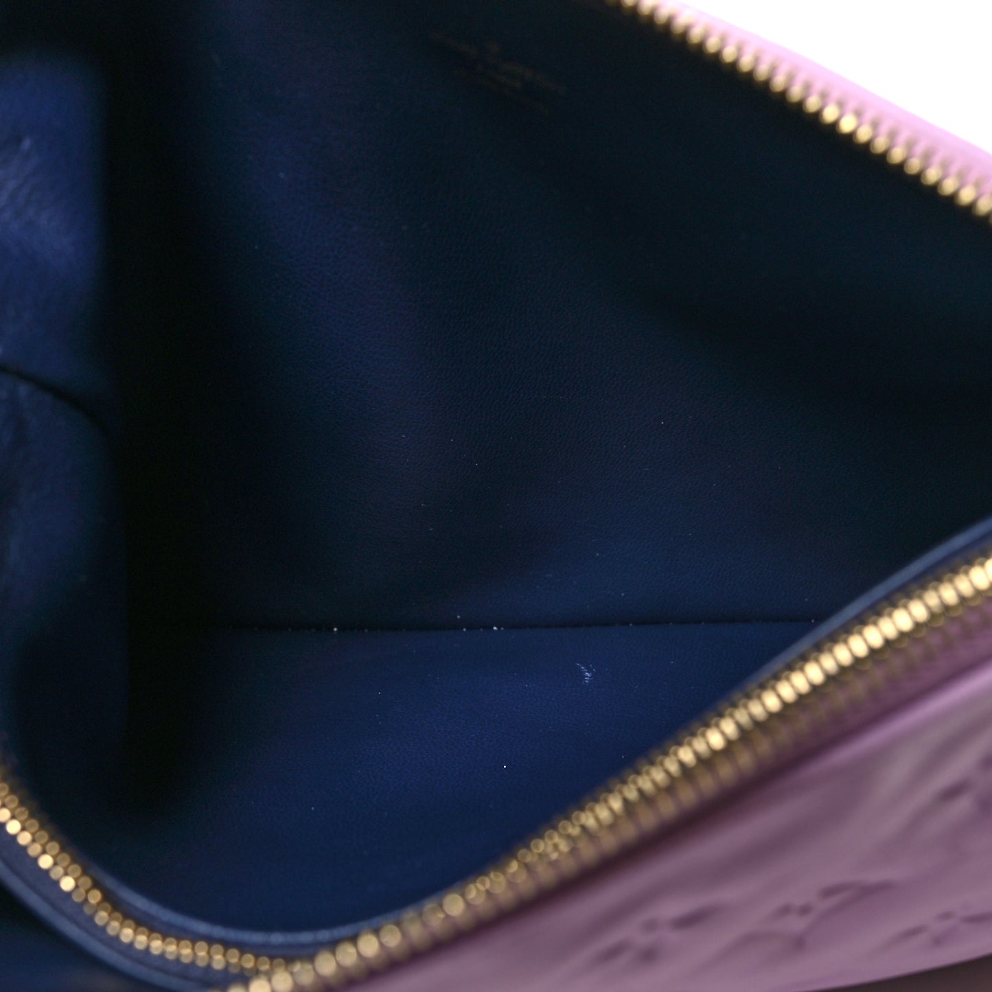 Lambskin Embossed Monogram Coussin PM Parme
