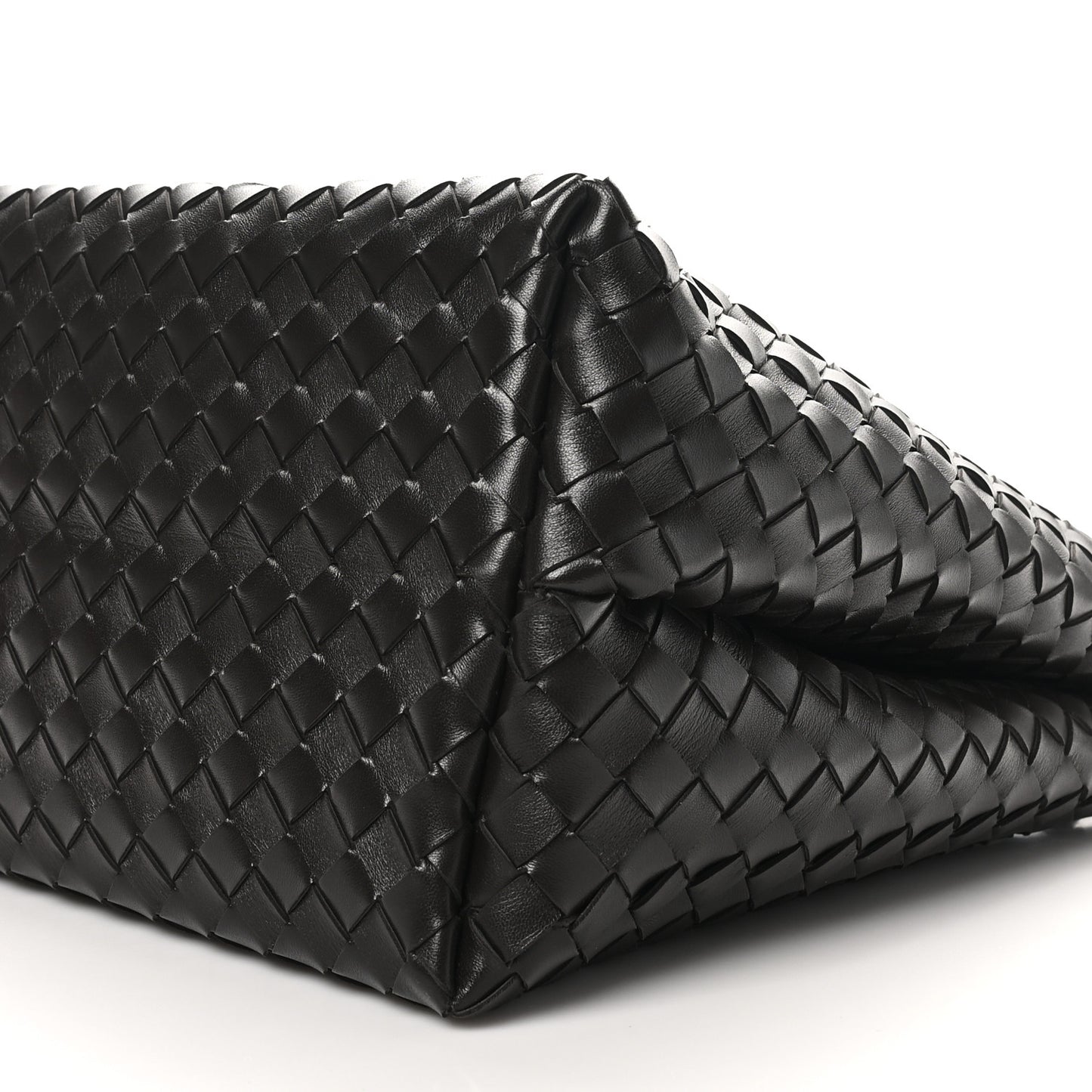 Nappa Intrecciato Large Andiamo Shoulder Bag Fondant