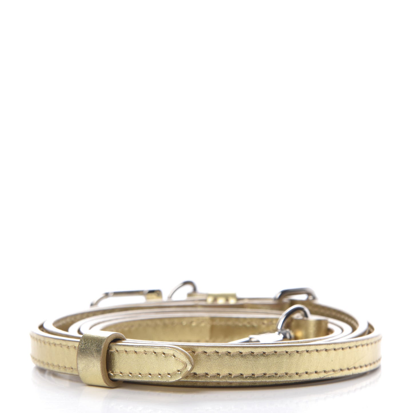 Calfskin 12mm Adjustable Shoulder Strap Gold