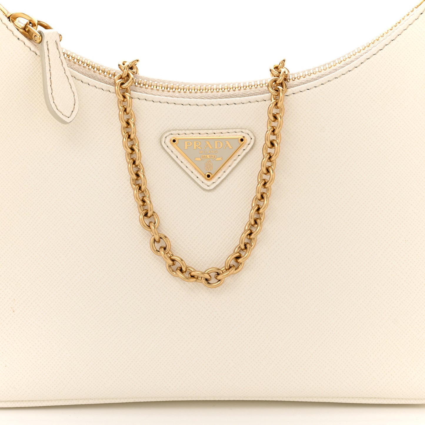 Saffiano Re-Edition 2005 Shoulder Bag White