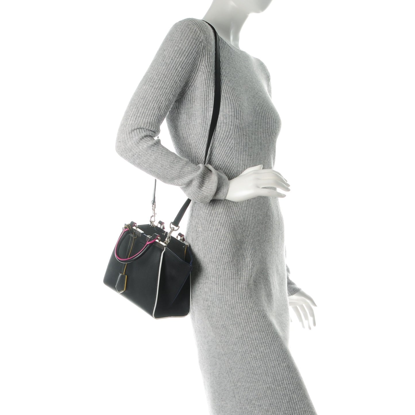 Vitello Dolce Mini 3Jours Tote Black