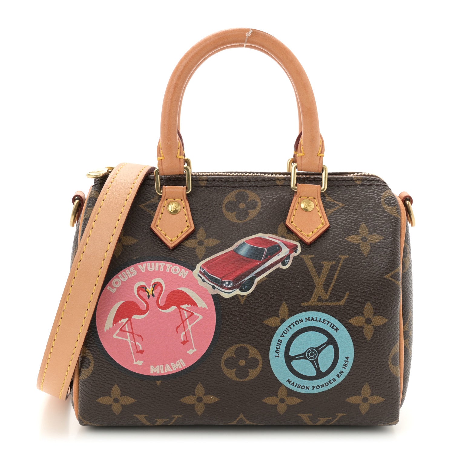 Louis Vuitton Monogram World Tour Nano Speedy 1664589 – FASHIONPHILE