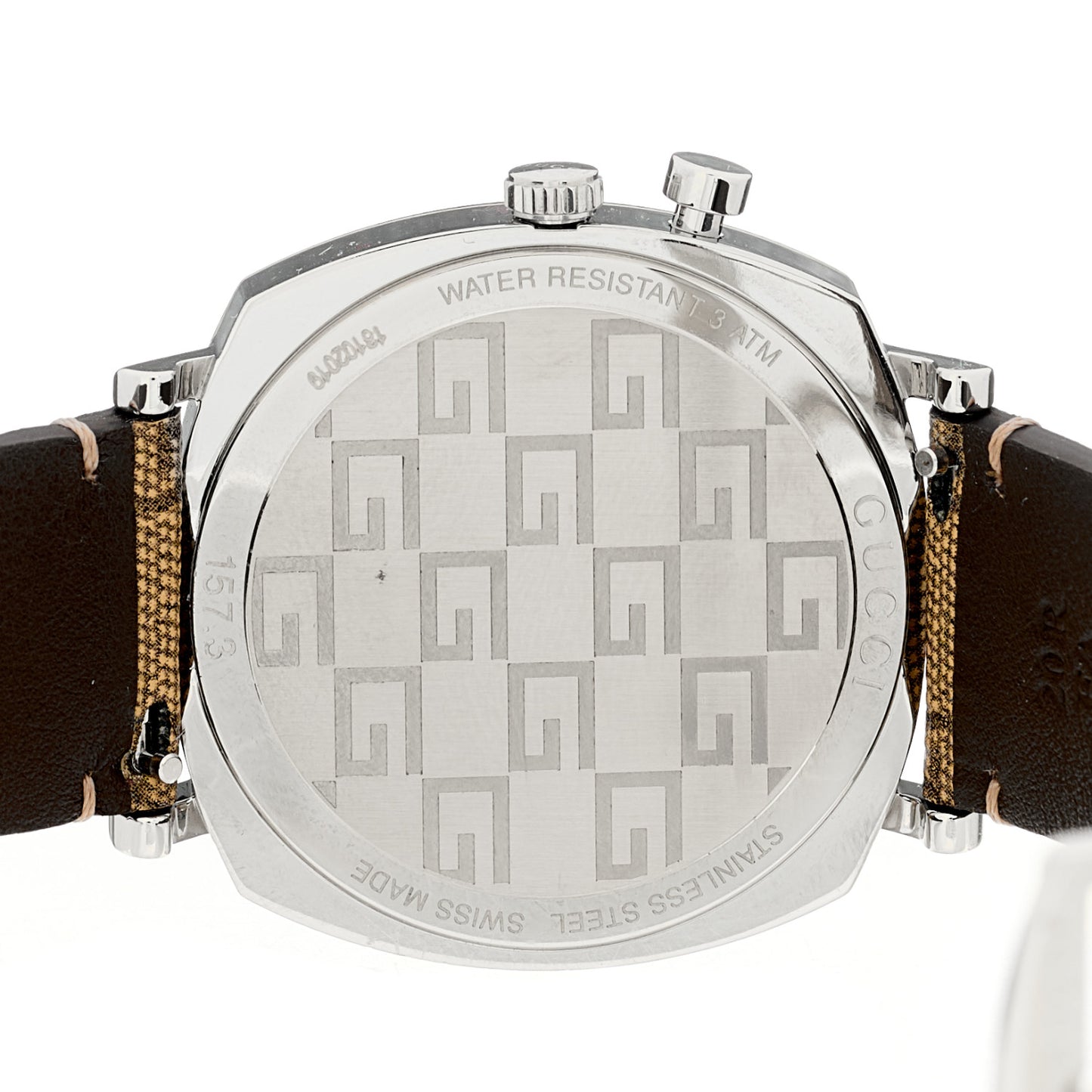 Stainless Steel Canvas 38mm Grip Quartz Watch