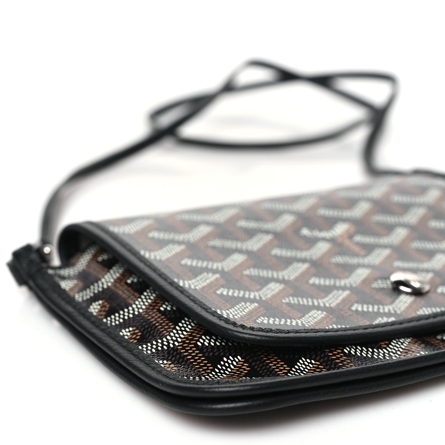 Goyardine Plumet Wallet Clutch Black