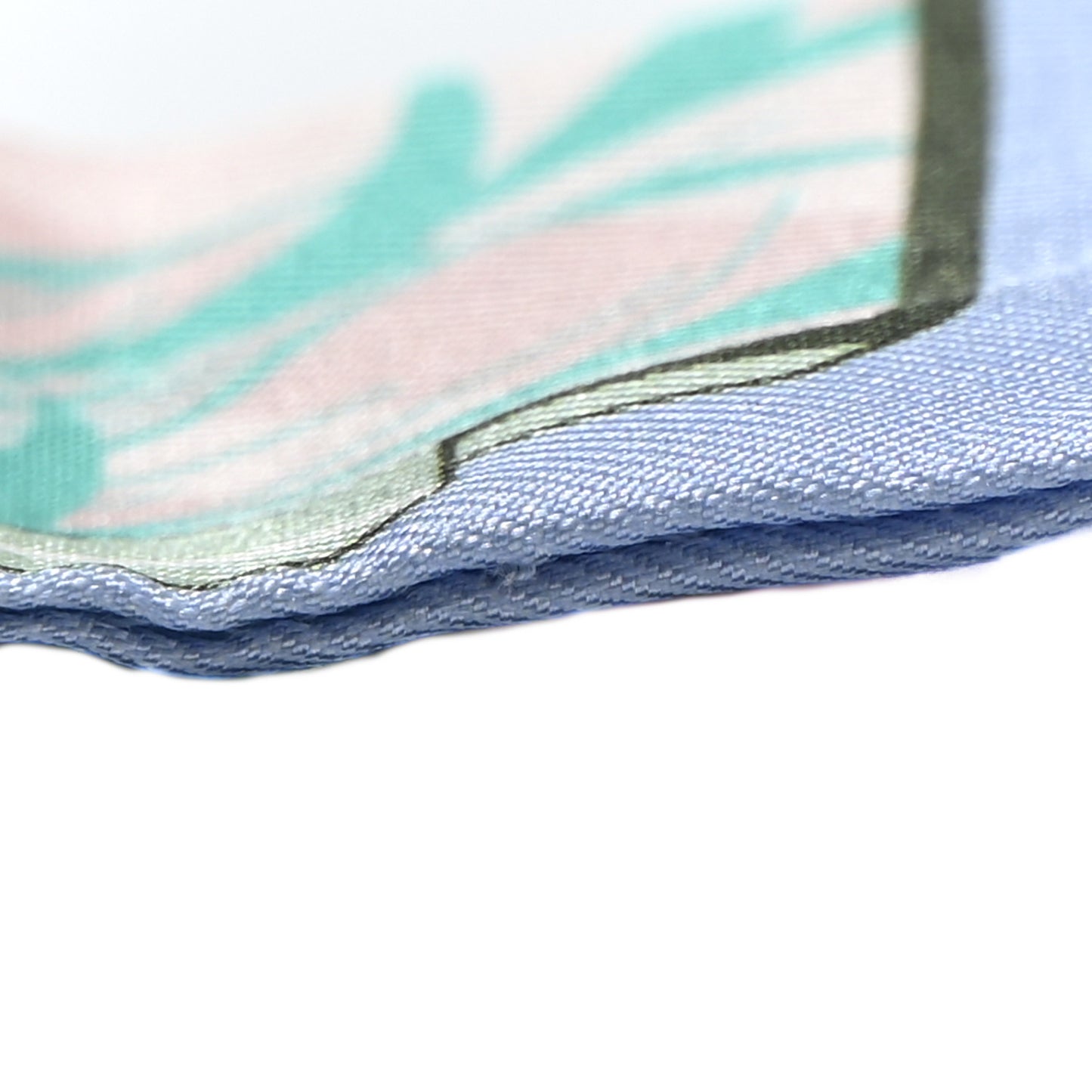 Silk Story Twilly Blue Pale Rose Vert