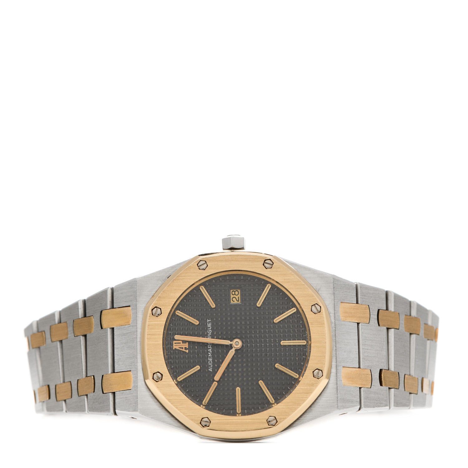 Audemars Piguet Stainless Steel 18K Yellow Gold 33mm Royal Oak Quartz Watch Grey 56175SA.OO.0789SA.01 2 of 4