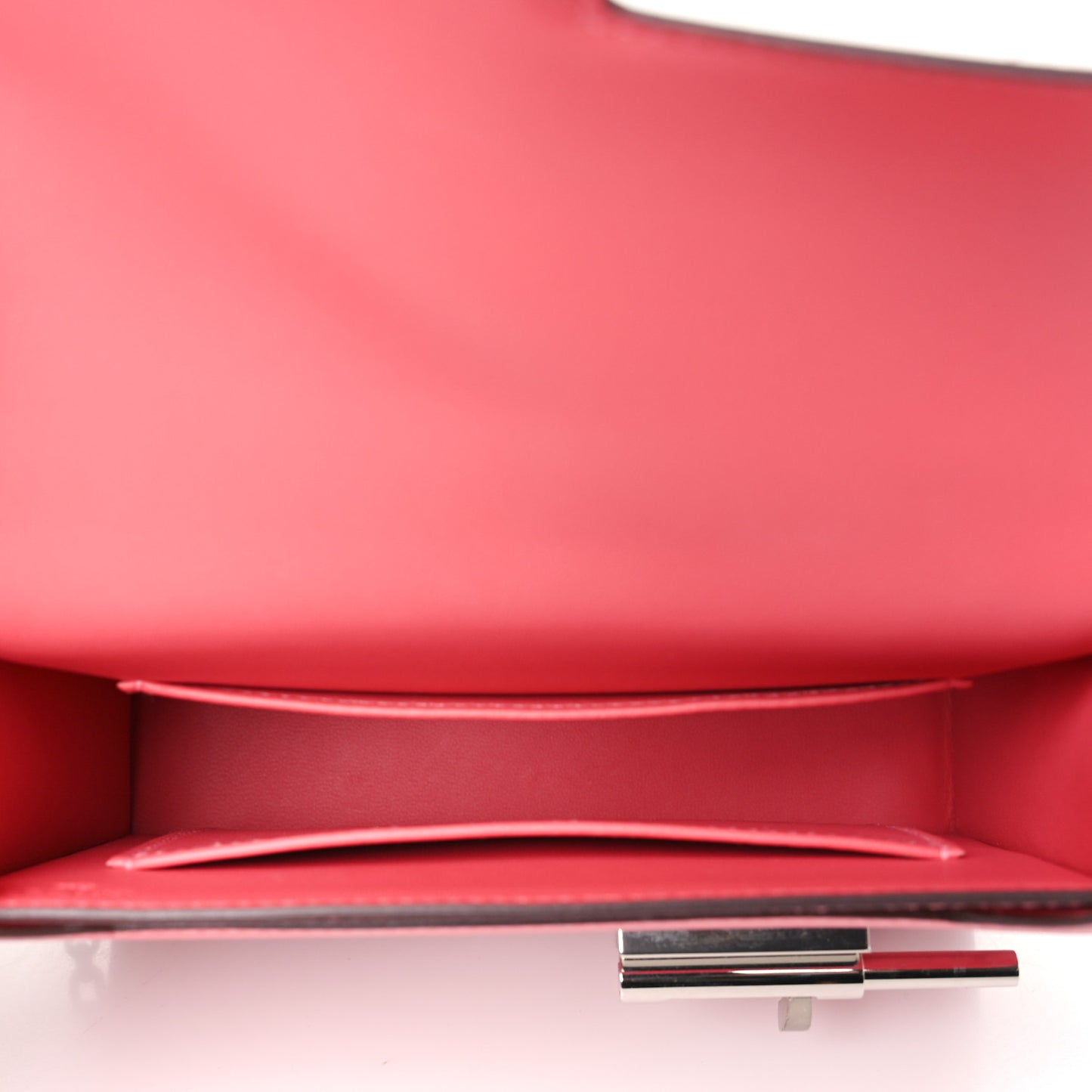 Tadelakt Mini Verrou Chaine Bag Rose Lipstick