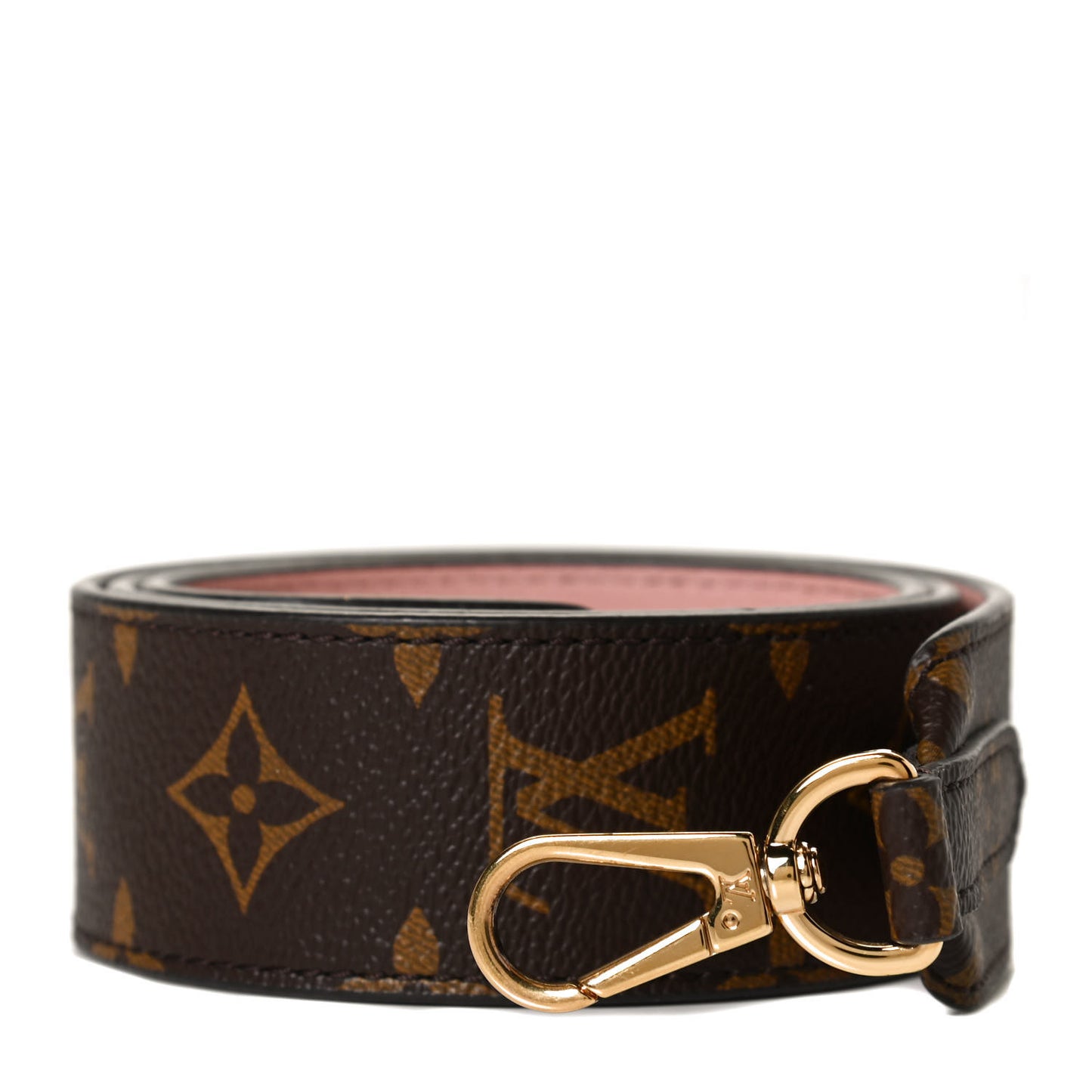 Monogram Bandouliere Shoulder Strap Rose Poudre