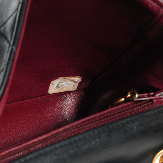 Chanel Lambskin Quilted Mini Square Flap Black 6 of 10
