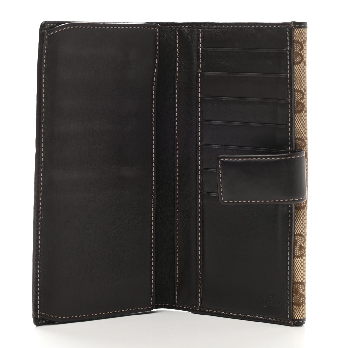 Monogram Guccioli Brando Chihuahua Continental Wallet Dark Brown