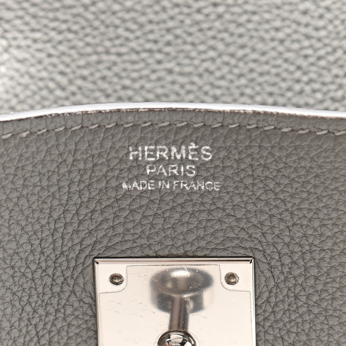 Togo Birkin 30 Gris Mouette