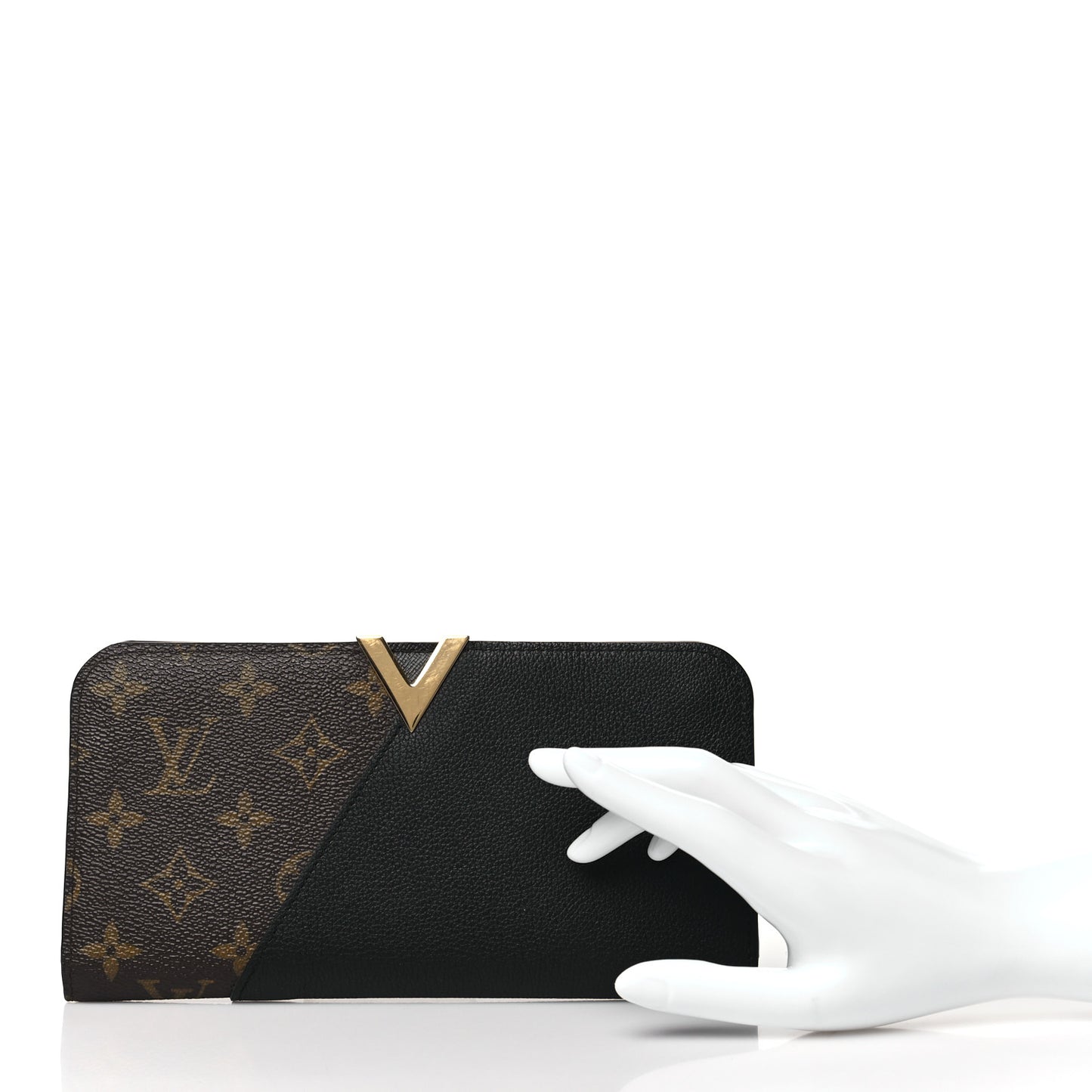 Monogram Calfskin Kimono Wallet Black