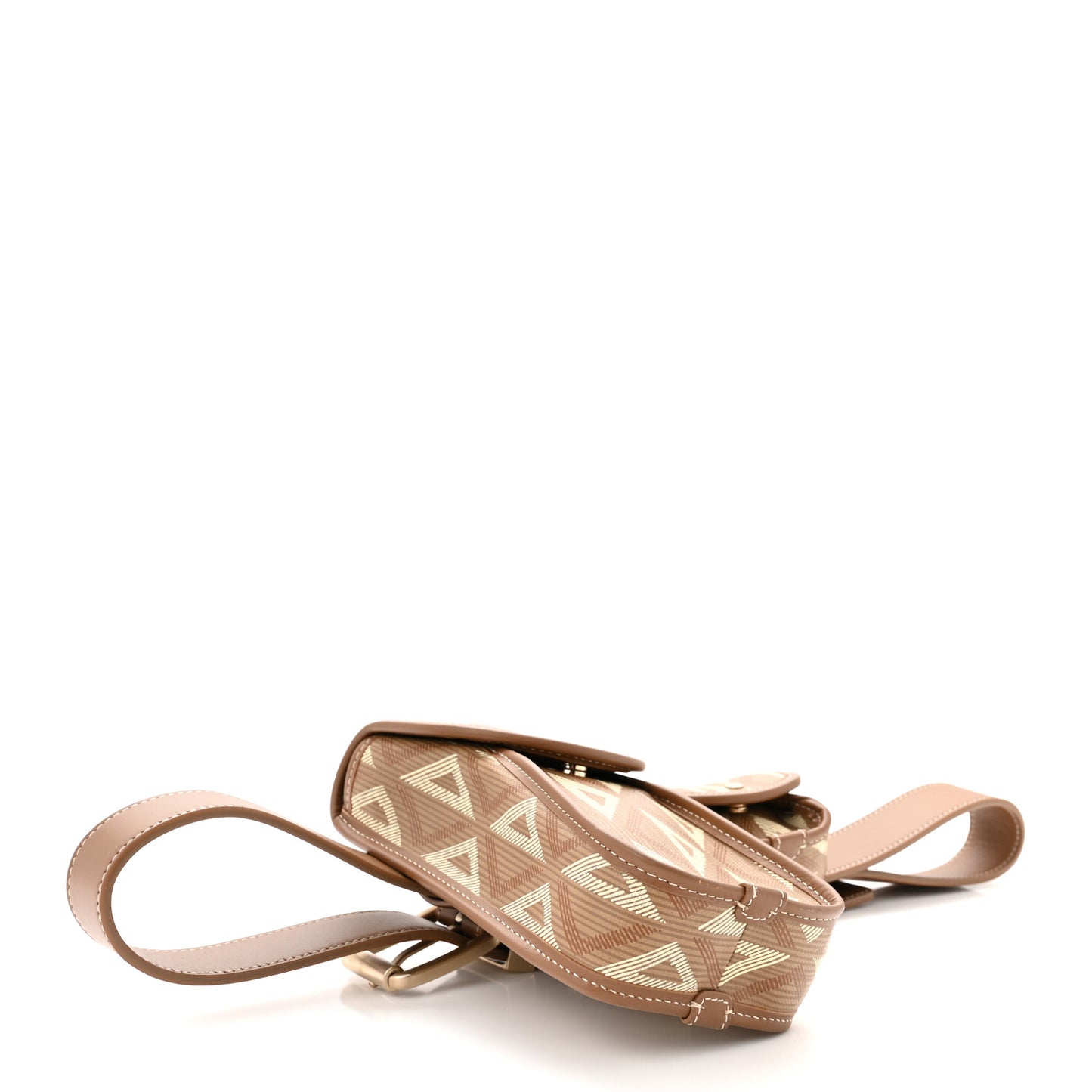 Coated Canvas CD Diamond Mens Utility Belt Coffee