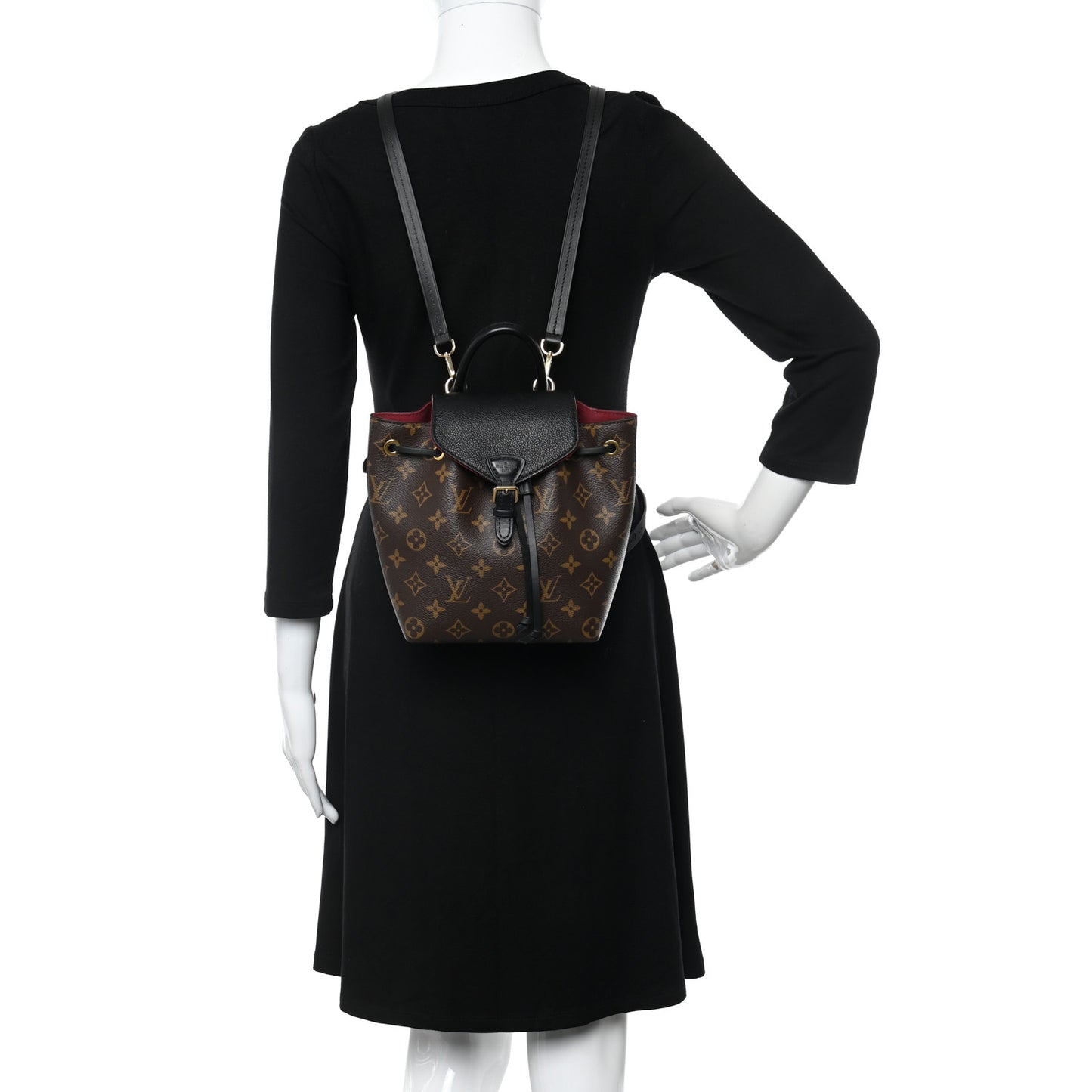 Monogram BB Montsouris NM Backpack Black