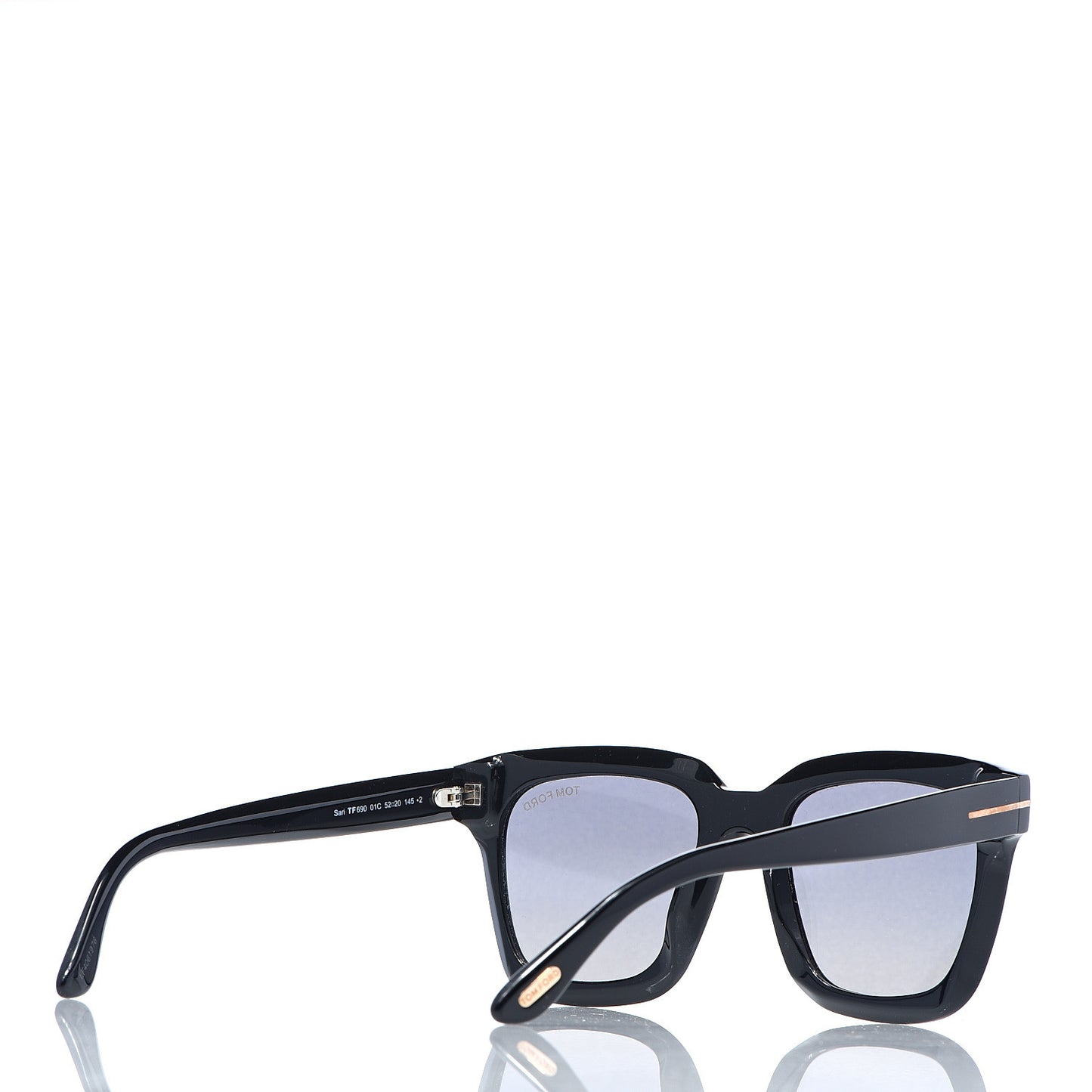 Square Sari TF690 Sunglasses Black