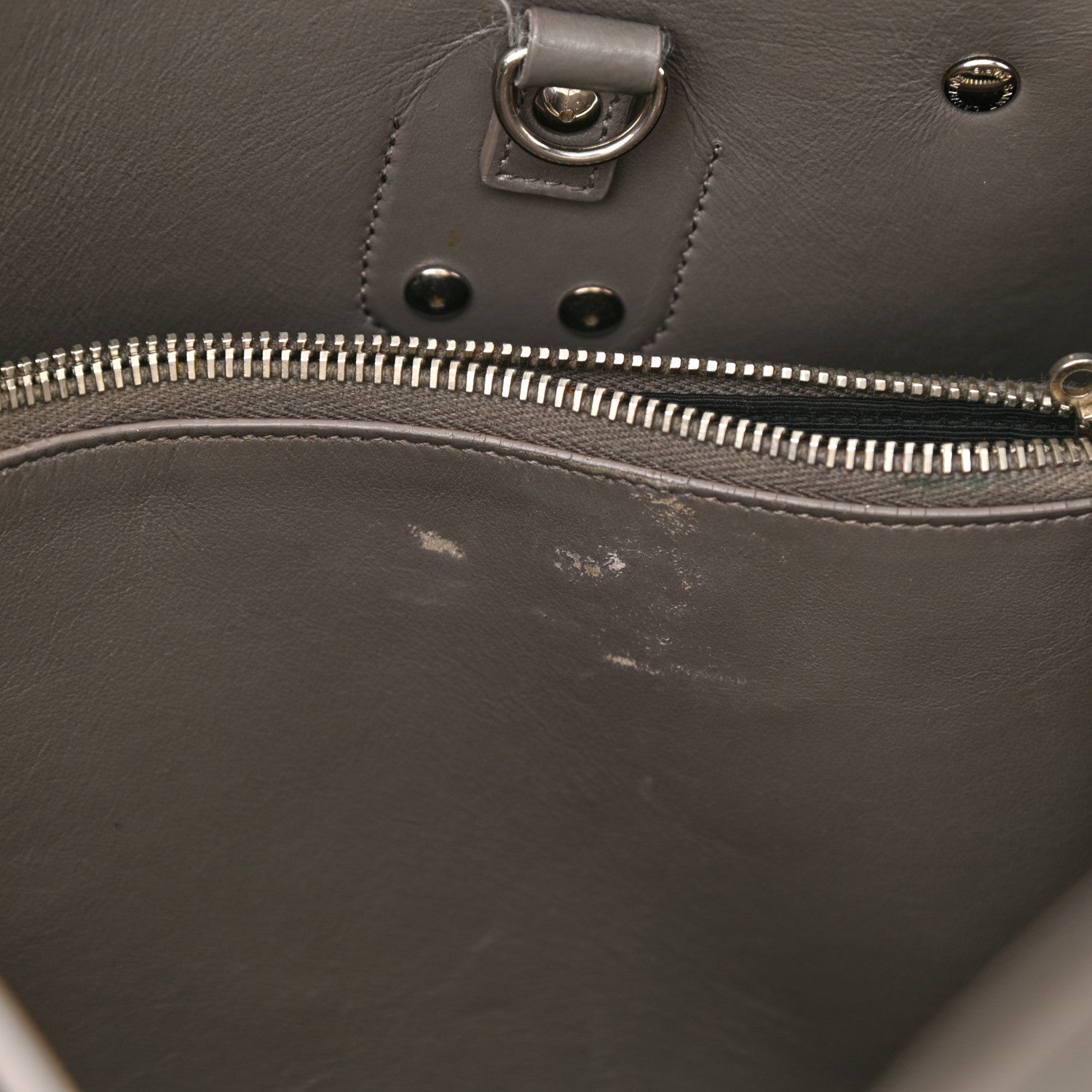 Saint Laurent Grained Calfskin Small Sac De Jour Fog 10 of 16